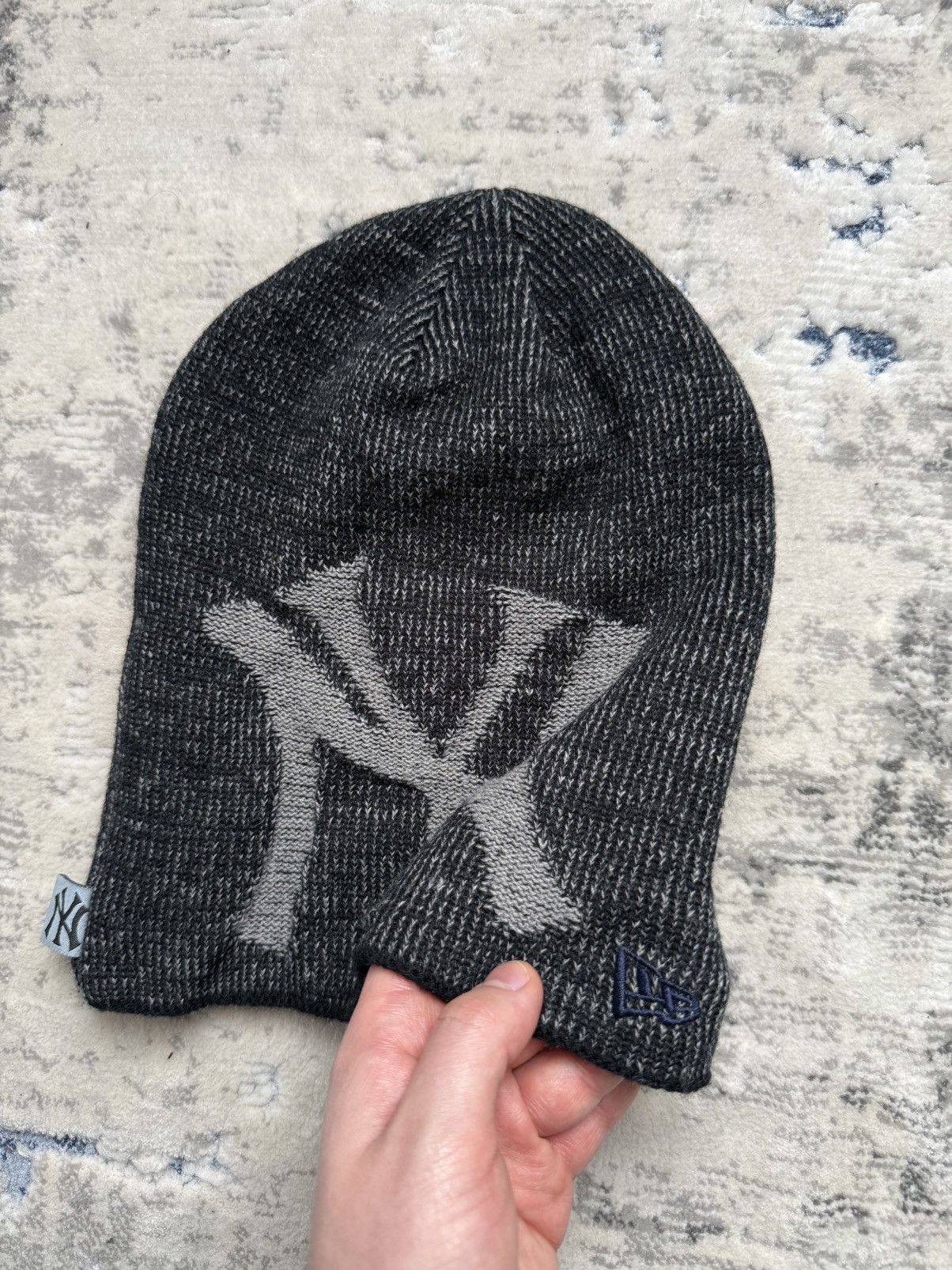 New Era New Era New York Yankees Y2K Beanie Big Logo Size ONE SIZE - 2 Thumbnail