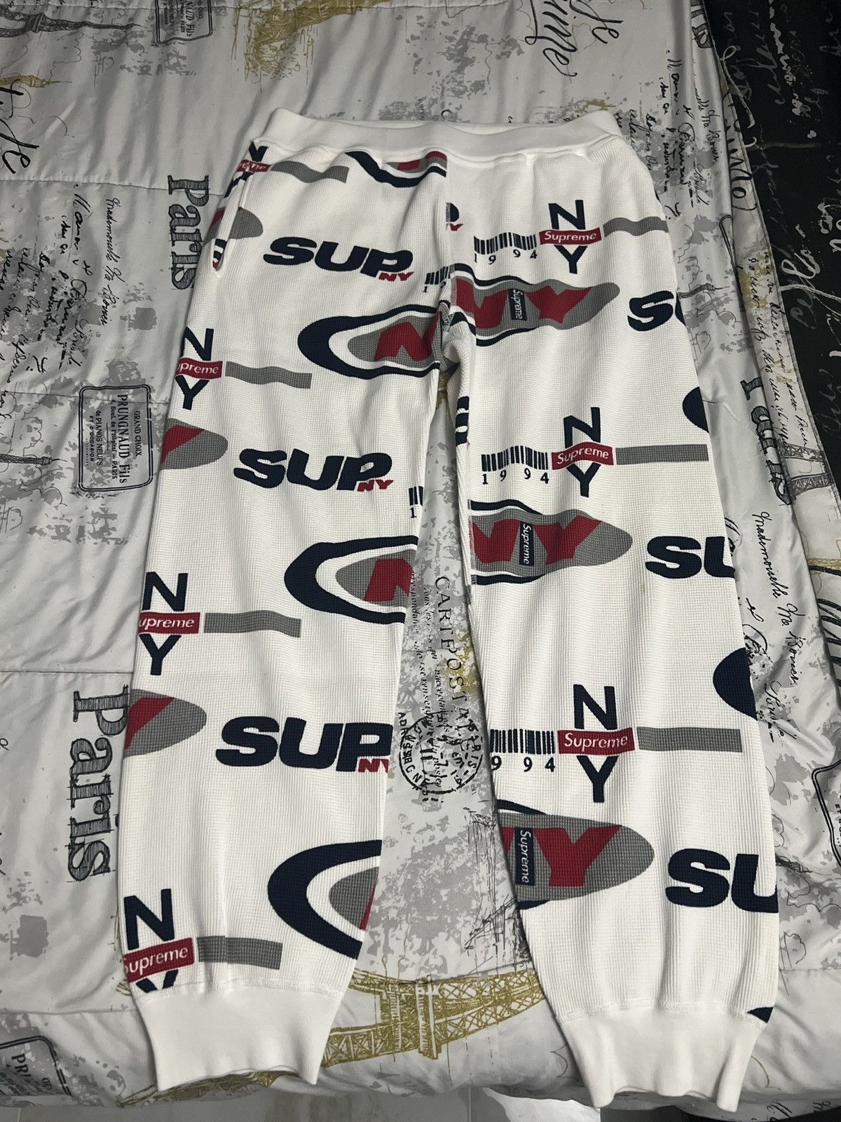 Supreme Supreme Sup NY Waffle Thermal Pant (FW18) Size US 28 / EU 44 - 15 Thumbnail