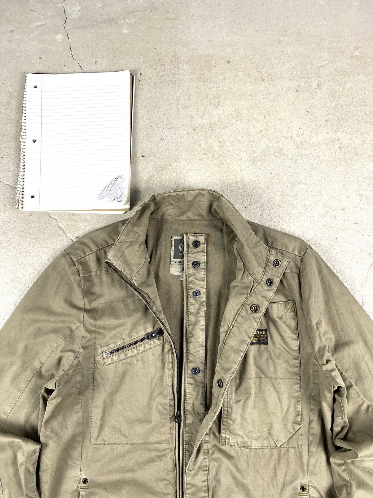 G-Star Vintage 90's G-Star Raw Jacket Military Pocket Archival Size US L / EU 52-54 / 3 - 8 Thumbnail