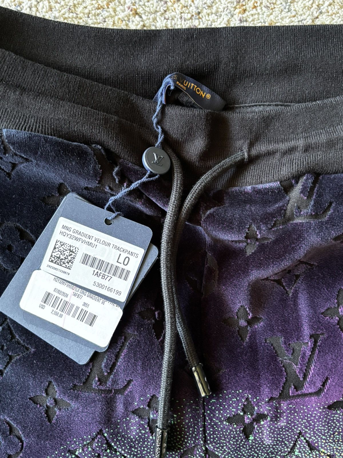 Louis Vuitton Louis Vuitton Green Monogram Faded Sweatpants Size US 34 / EU 50 - 3 Thumbnail