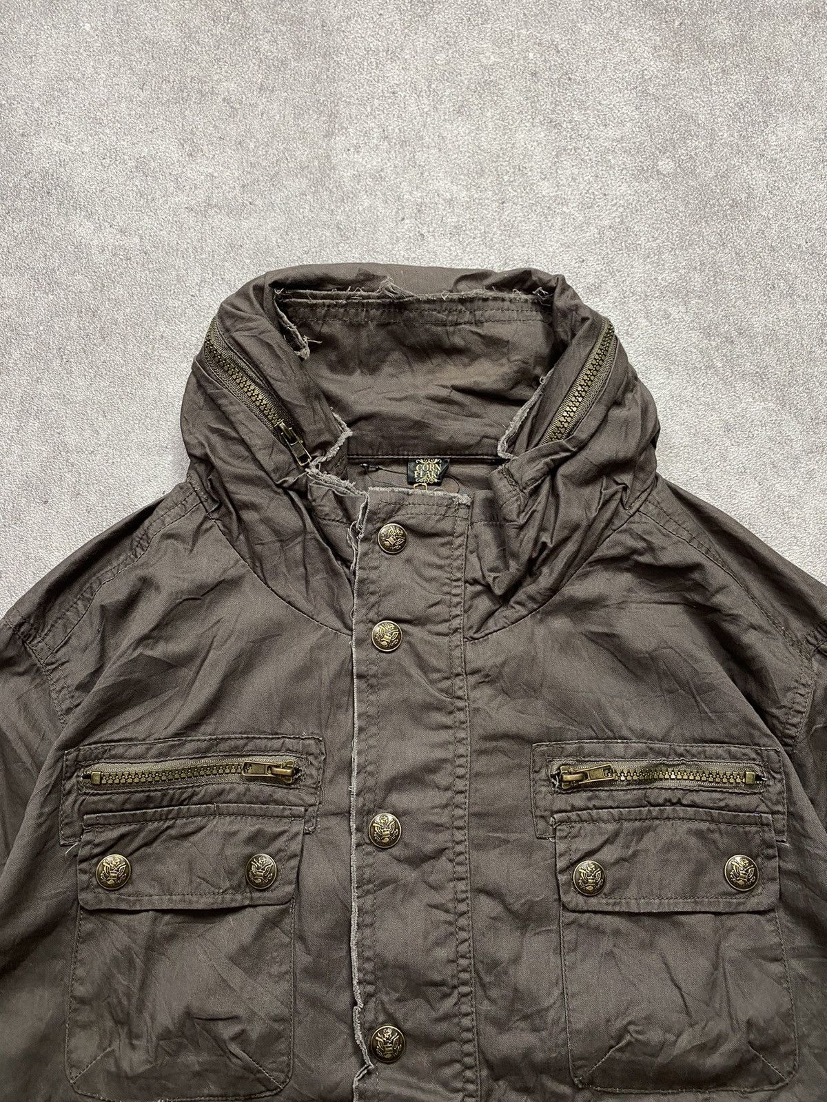 If Six Was Nine × Japanese Brand × Le Grande Bleu (L.G.B.) 🔥NEED GONE🔥 G.O.A. Style Corn flake Bono Pilot Jacket Size US L / EU 52-54 / 3 - 2 Thumbnail