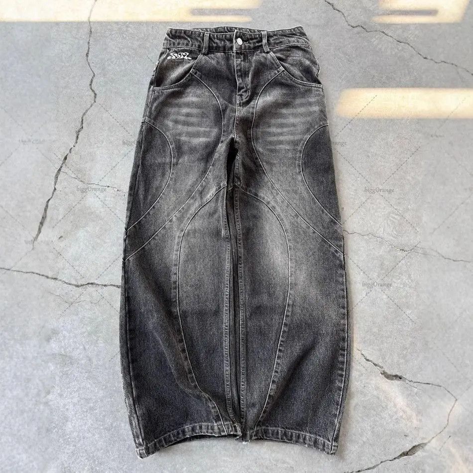 Japanese Brand Vintage loose straight leg wide leg y2k jeans Size US 32 / EU 48 - 3 Thumbnail