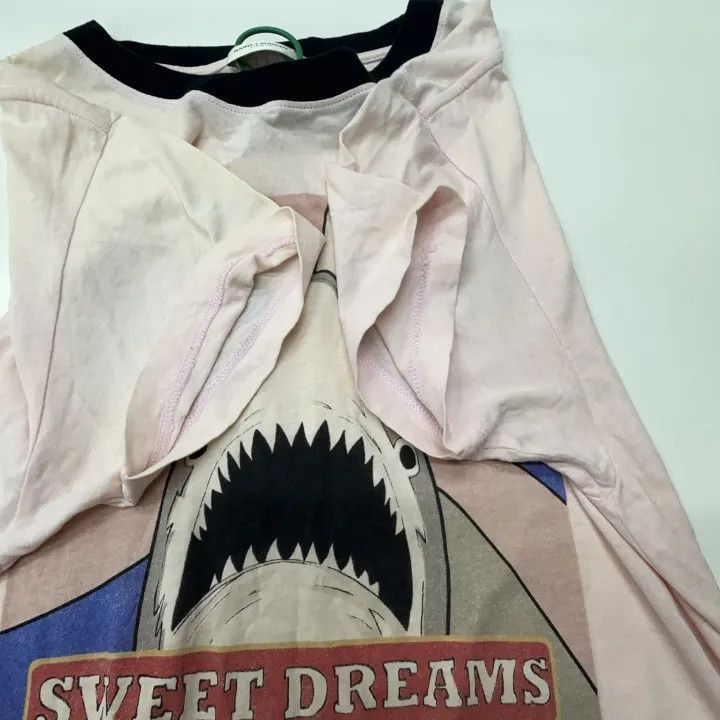 Saint Laurent Paris Yves Saint Laurent Shark Print T-Shirt-2507 Size US XS / EU 42 / 0 - 3 Thumbnail