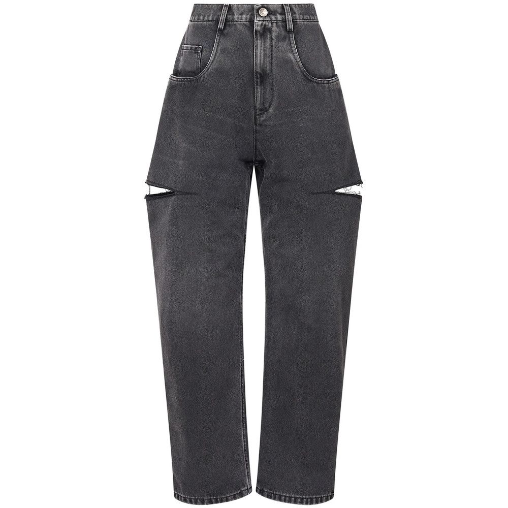 Maison Margiela Maison Margiela BLACK Denim - Tapered Jeans Size 26" / US 2 / IT 38 - 1 Thumbnail
