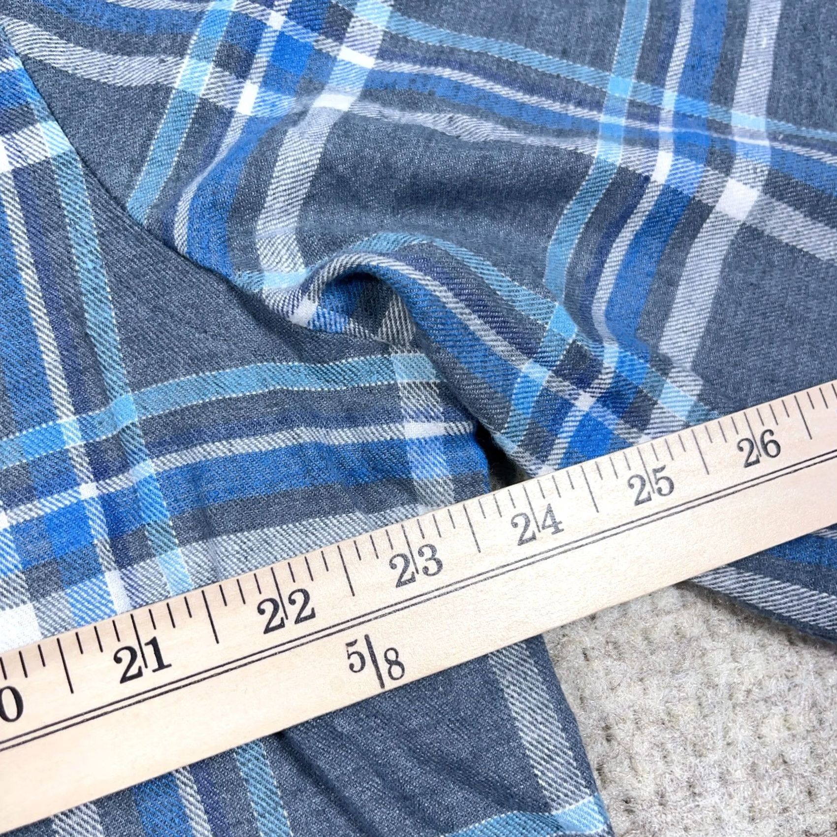 Southern Tide Southern Tide Shirt Mens L Blue Flannel Men Plaid Button Classic Fit Pocket Size US L / EU 52-54 / 3 - 7 Thumbnail