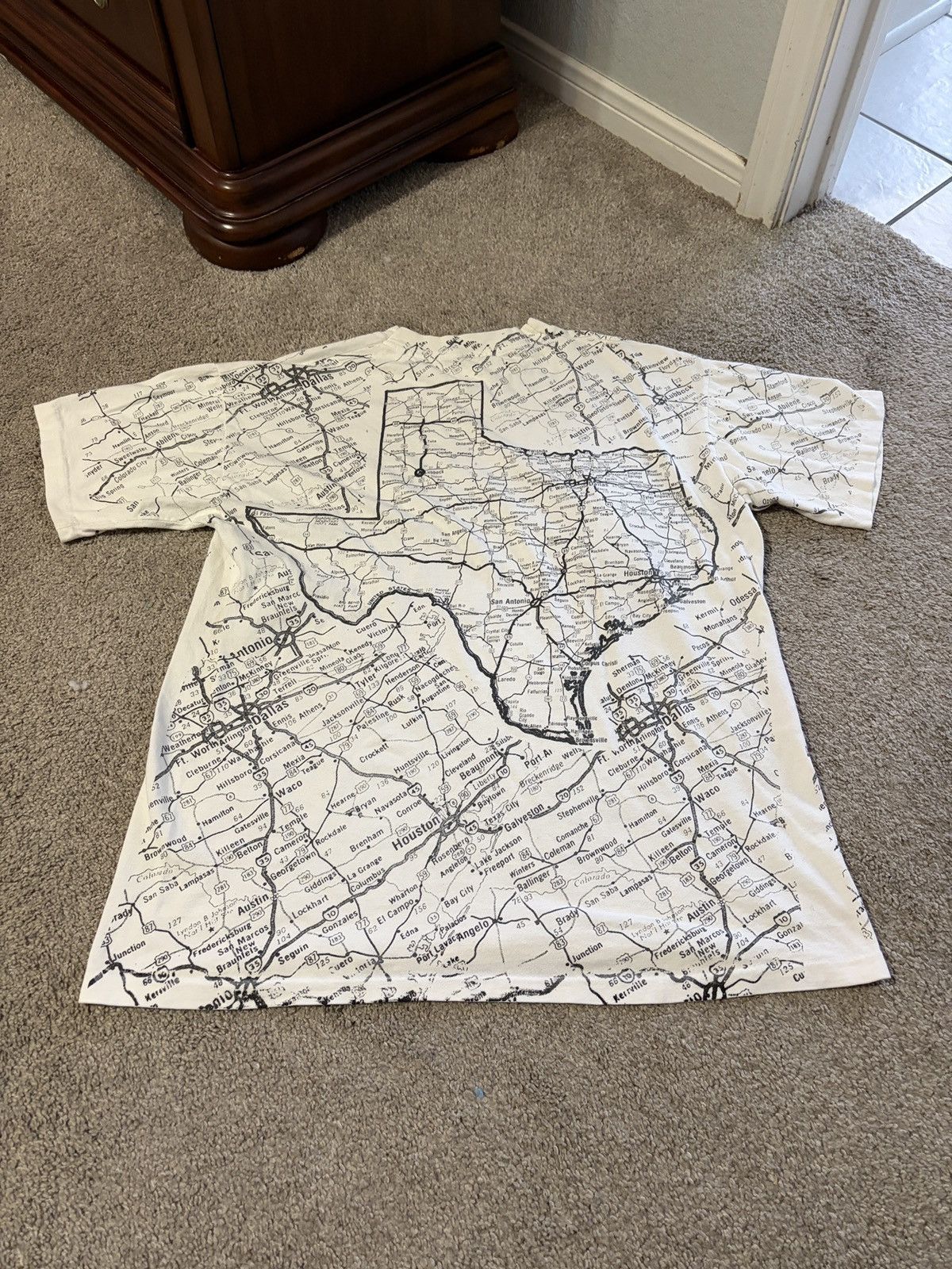 Other Vintage 90s Texas Shirt Size XL Single Stitch All Over Print Size US XL / EU 56 / 4 - 5 Thumbnail