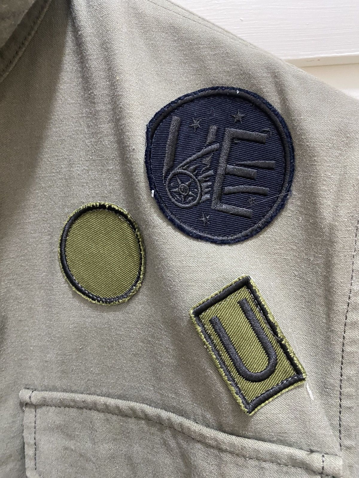 uniform experiment Rare Uniform Experiment M-51 Multi Wappen Parka, L used Size US L / EU 52-54 / 3 - 5 Thumbnail