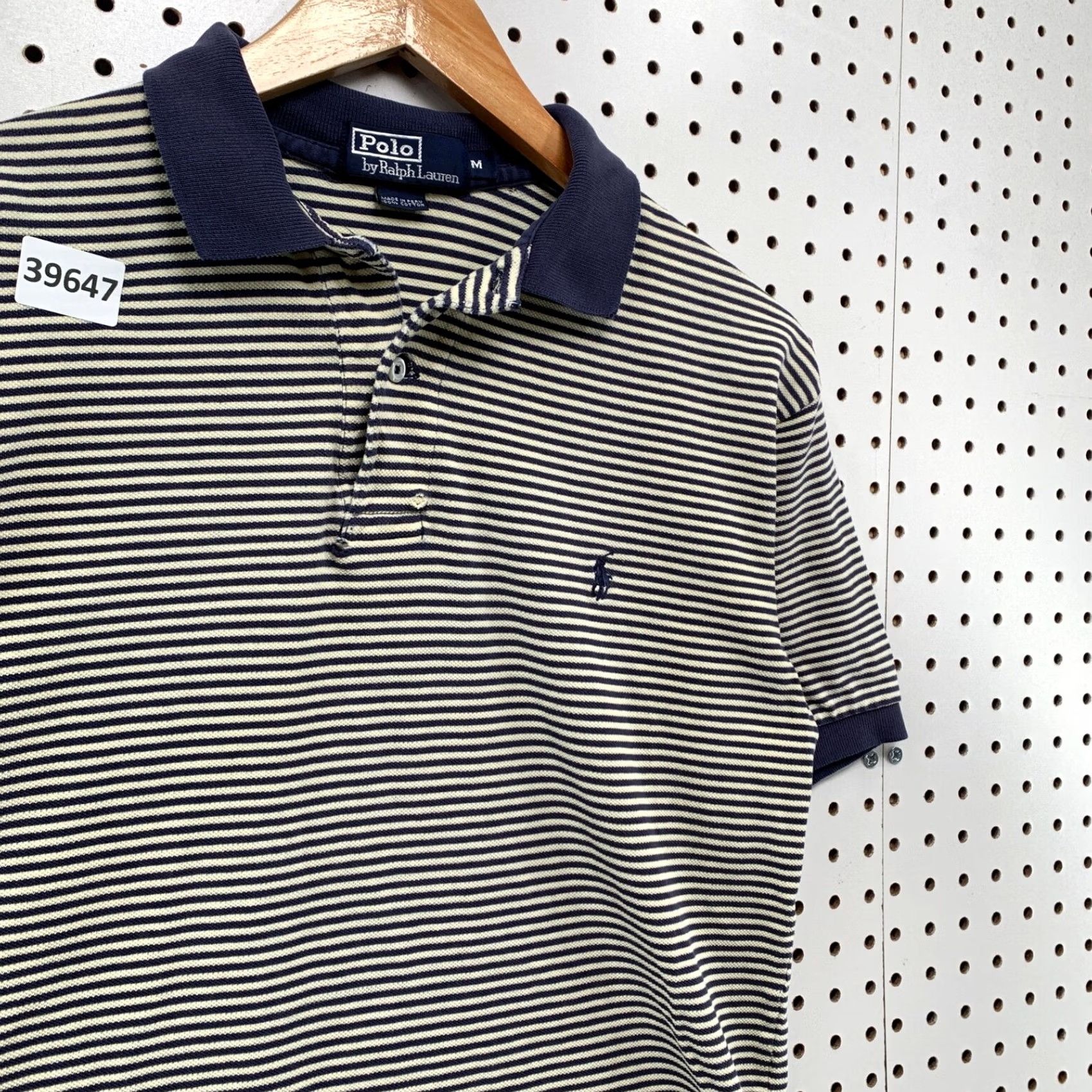 Polo Ralph Lauren VINTAGE Polo Ralph Lauren Collared Shirt Mens Medium Blue White Striped Preppy 20x25.5 Size US M / EU 48-50 / 2 - 5 Thumbnail