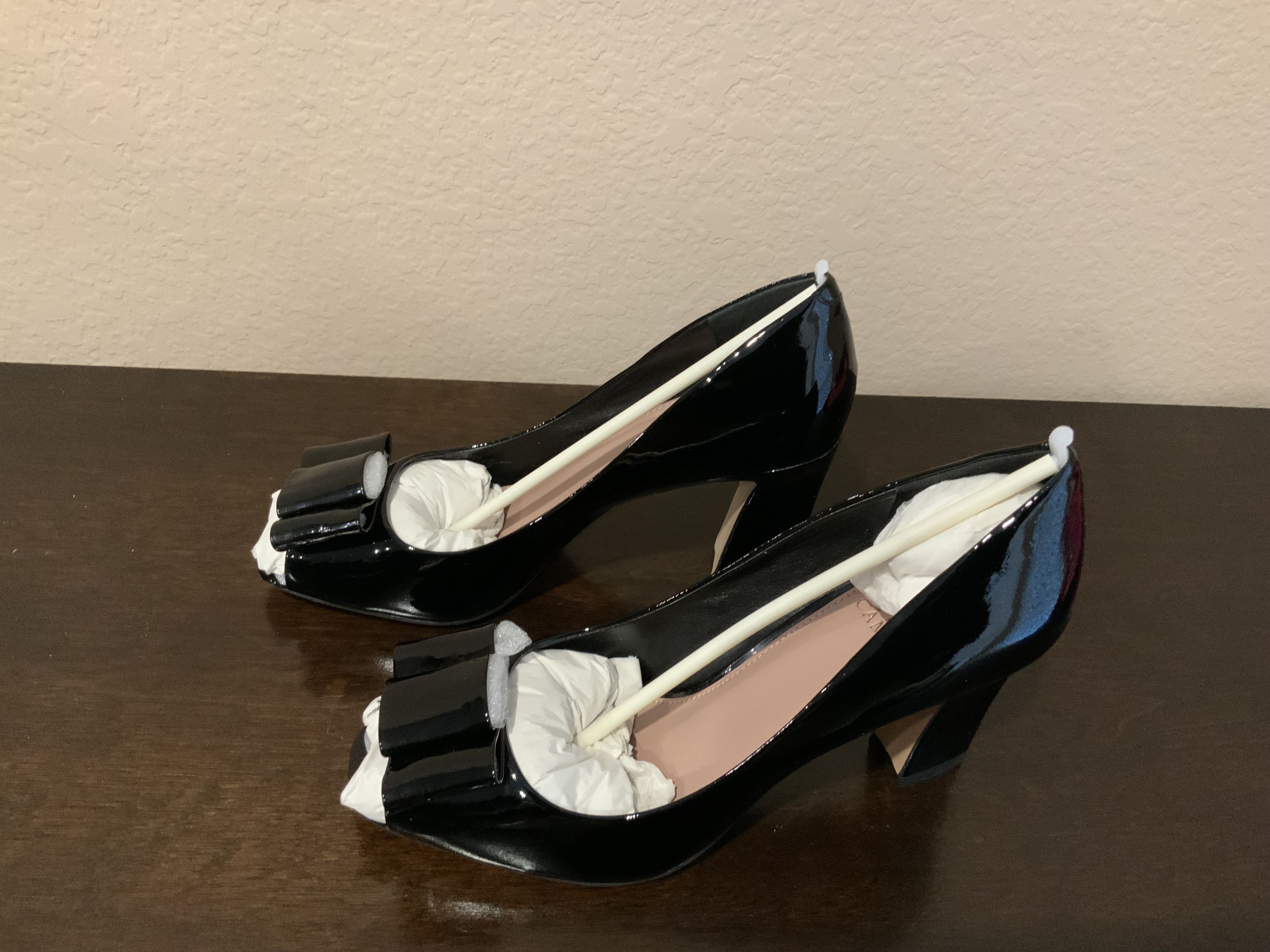 Vince Camuto Vince Camuto Black/Nubuck Patent Size US 9 / IT 39 - 4 Thumbnail