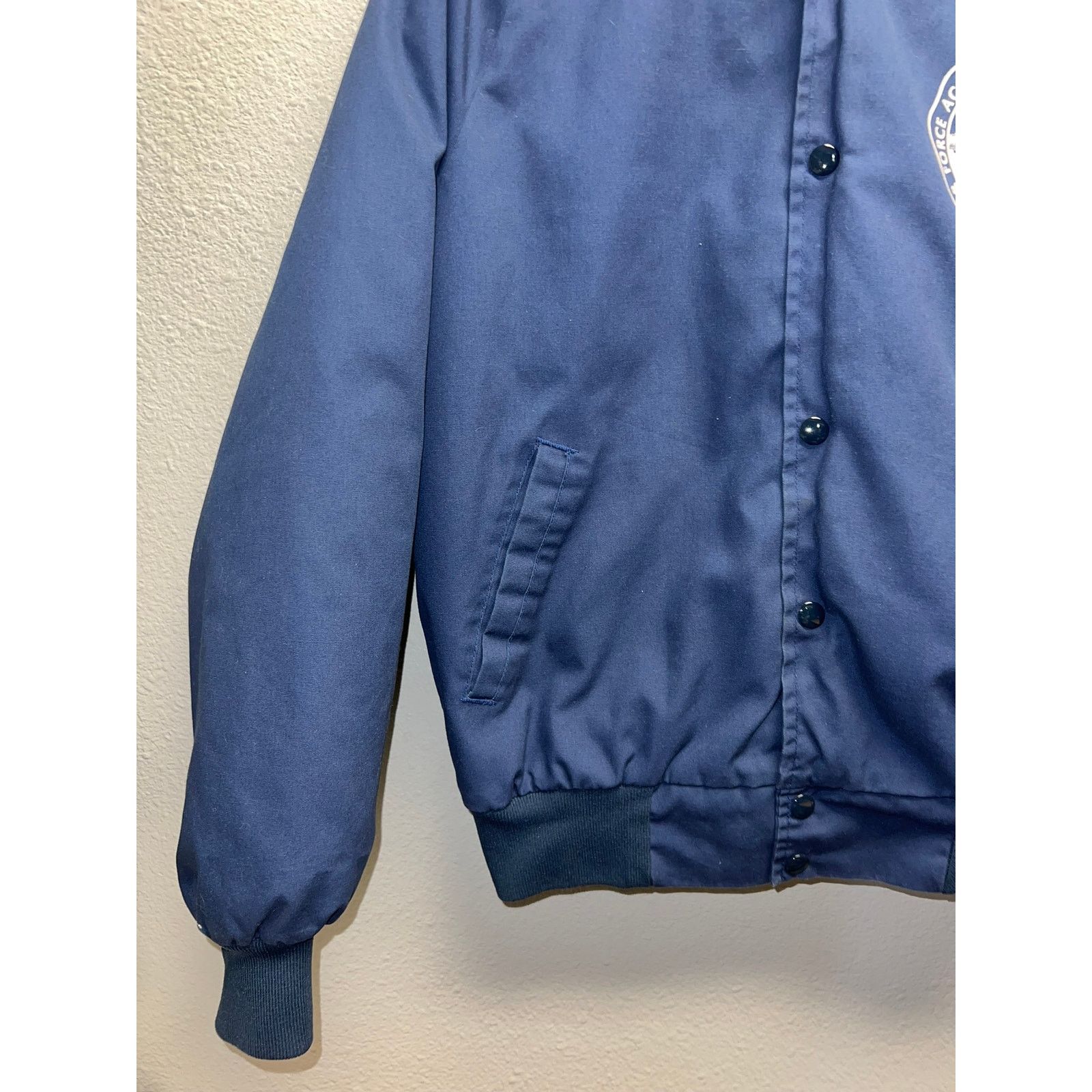 Vintage Vintage Air Force Academy Bomber Jacket Fire Deparment 80s M Size US M / EU 48-50 / 2 - 5 Thumbnail