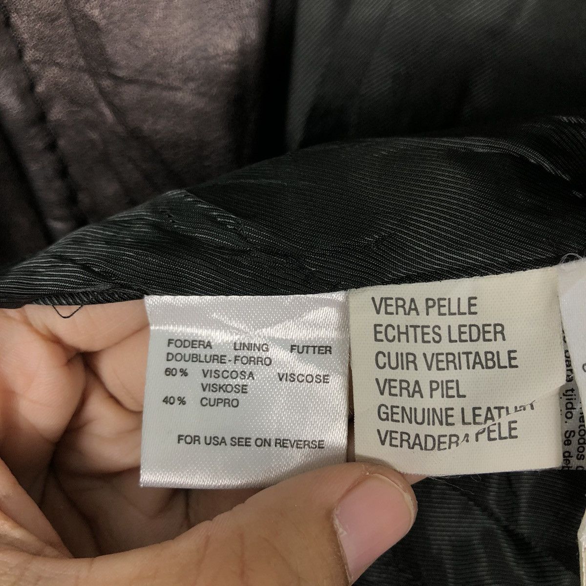 Japanese Brand 🔥Vintage Leather Biker Jacket Max Mara Size US M / EU 48-50 / 2 - 18 Thumbnail