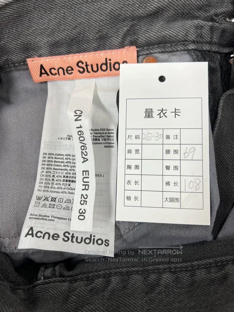 Acne Studios Acne Studios Painted Wide-Leg Loose Denim Pants Size US 30 / EU 46 - 4 Thumbnail