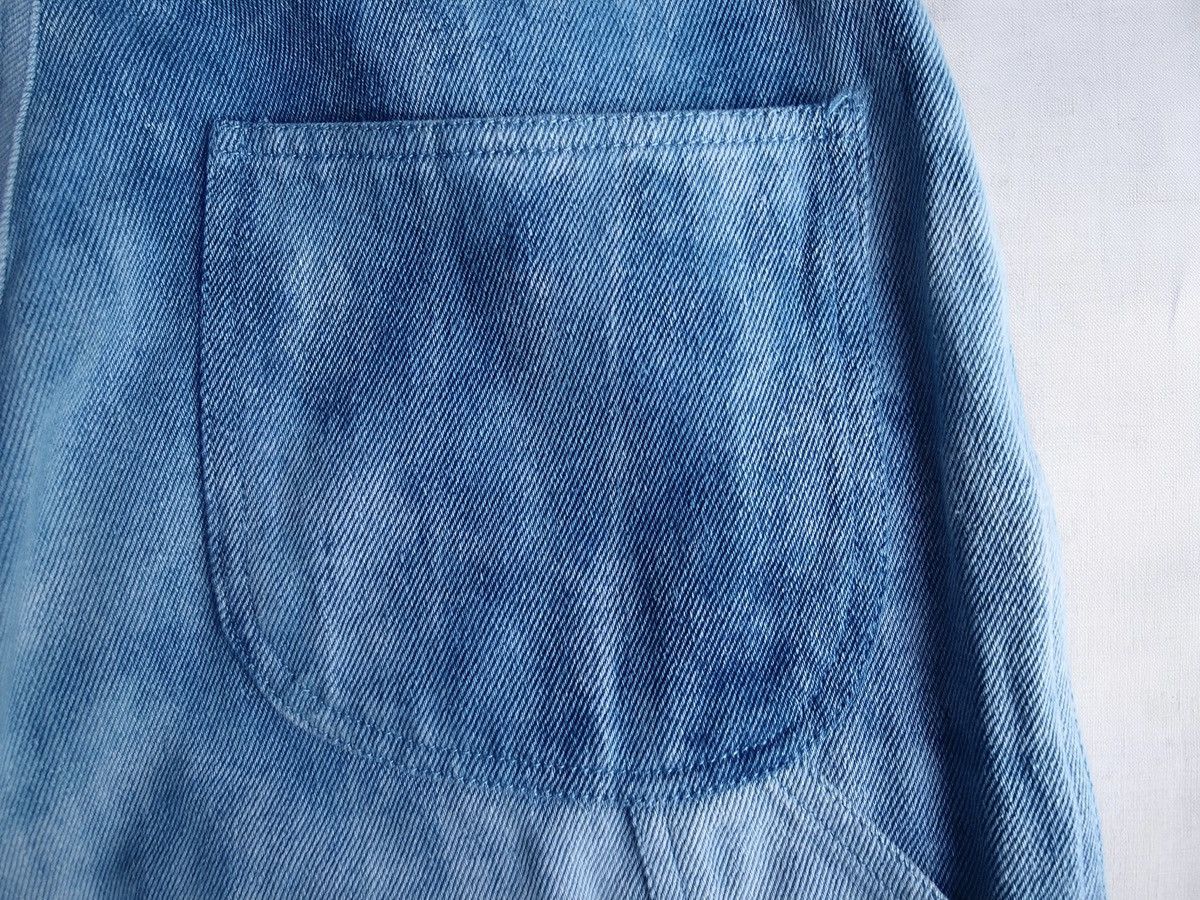 Elleme ELLEME Paris Bleached Denim Cargo Pants Washed Finish Size 26" / US 2 / IT 38 - 5 Thumbnail
