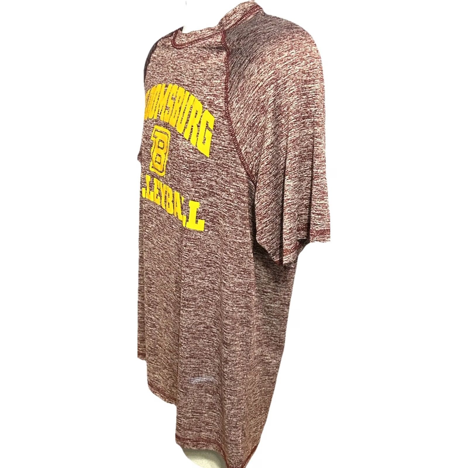 Holloway Bloomsburg University Volleyball Shirt Adult Medium Heather Maroon Short Sleeve Size US M / EU 48-50 / 2 - 3 Thumbnail