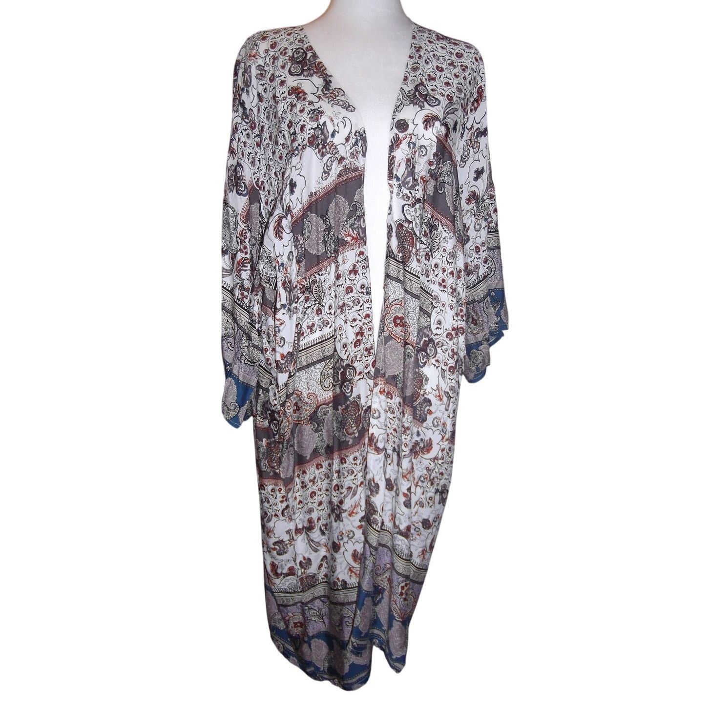Other Pasley V-Neck Short Sleeves Open Kimono One Size Size ONE SIZE - 1 Thumbnail