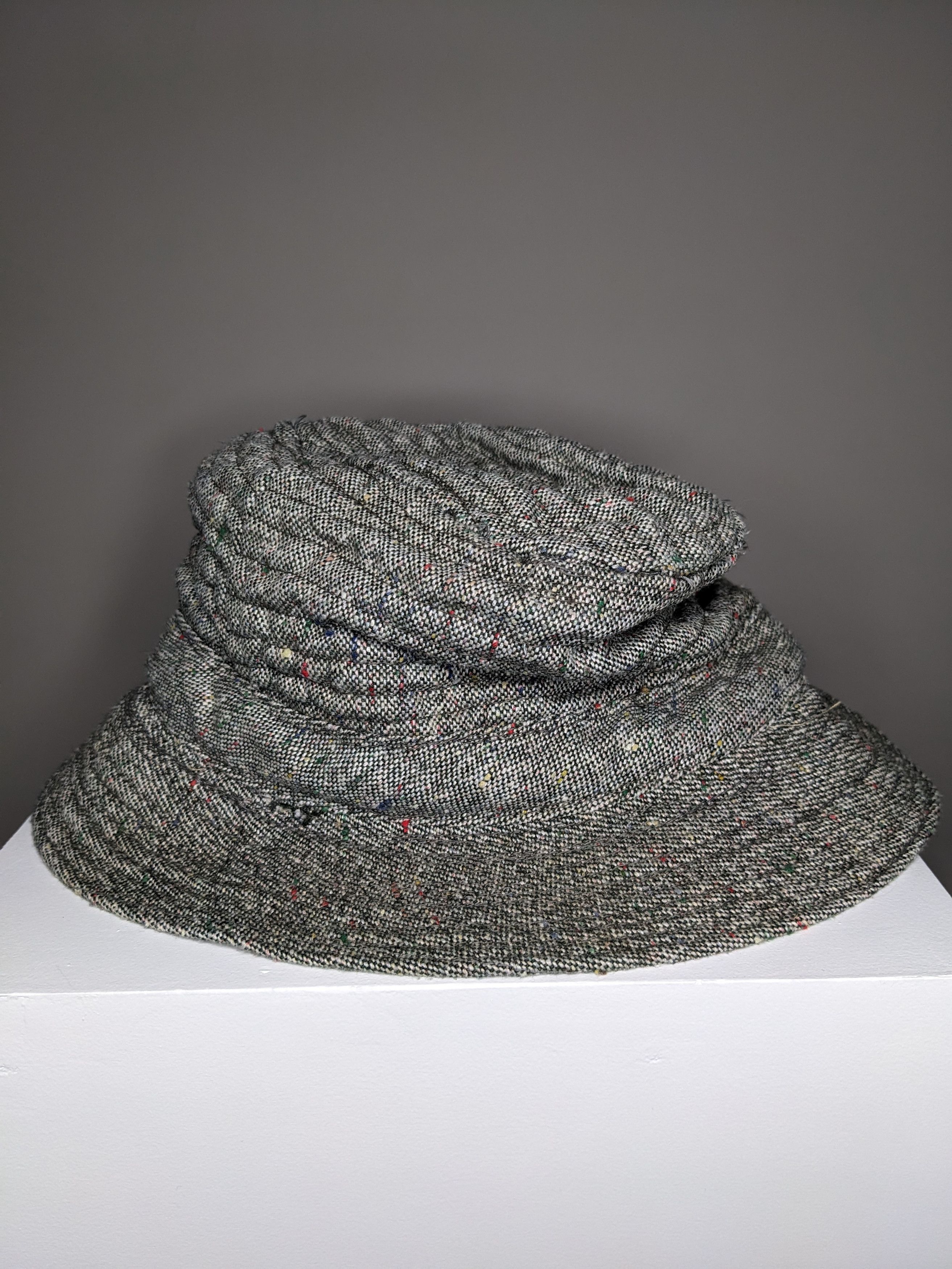 Vintage VINTAGE Millars Connemara Tweed Bucket Hat Ireland Pure Wool Size ONE SIZE - 1 Thumbnail