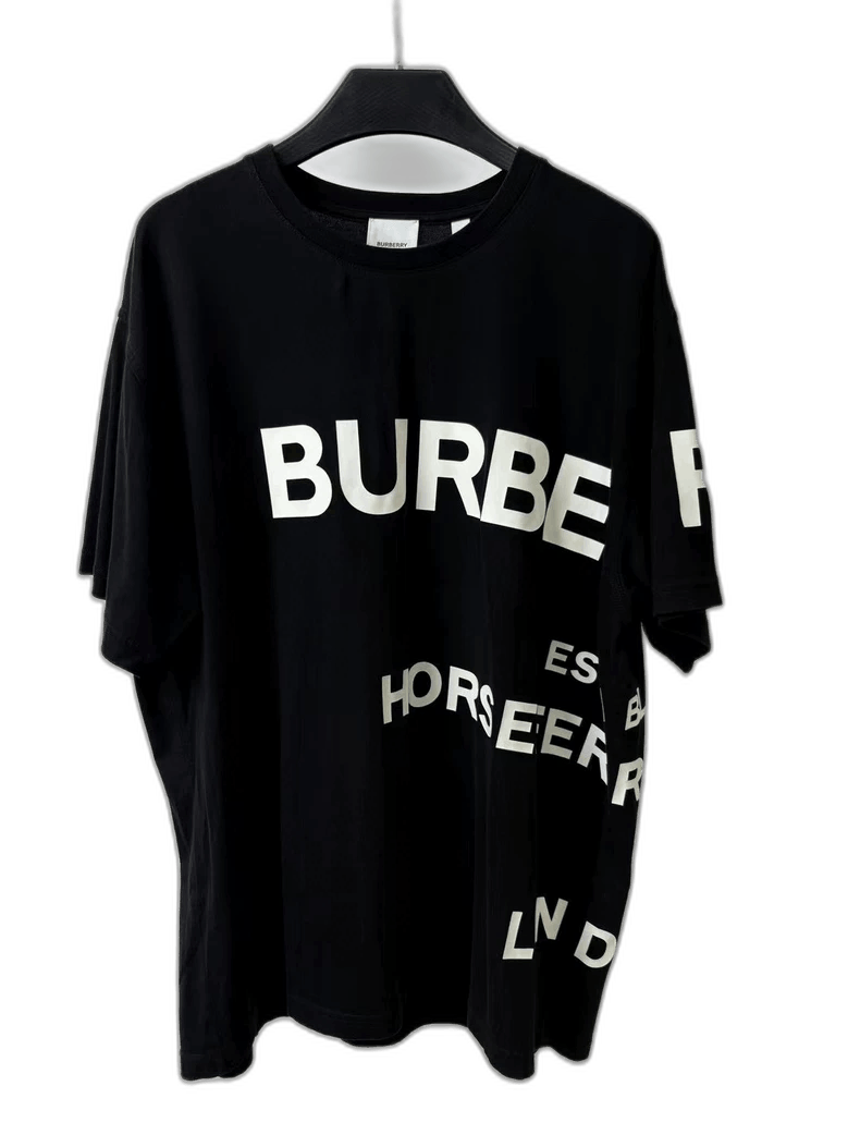 Burberry Burberry Printed Black Short Sleeve T-Shirt-yf Size US M / EU 48-50 / 2 - 1 Thumbnail