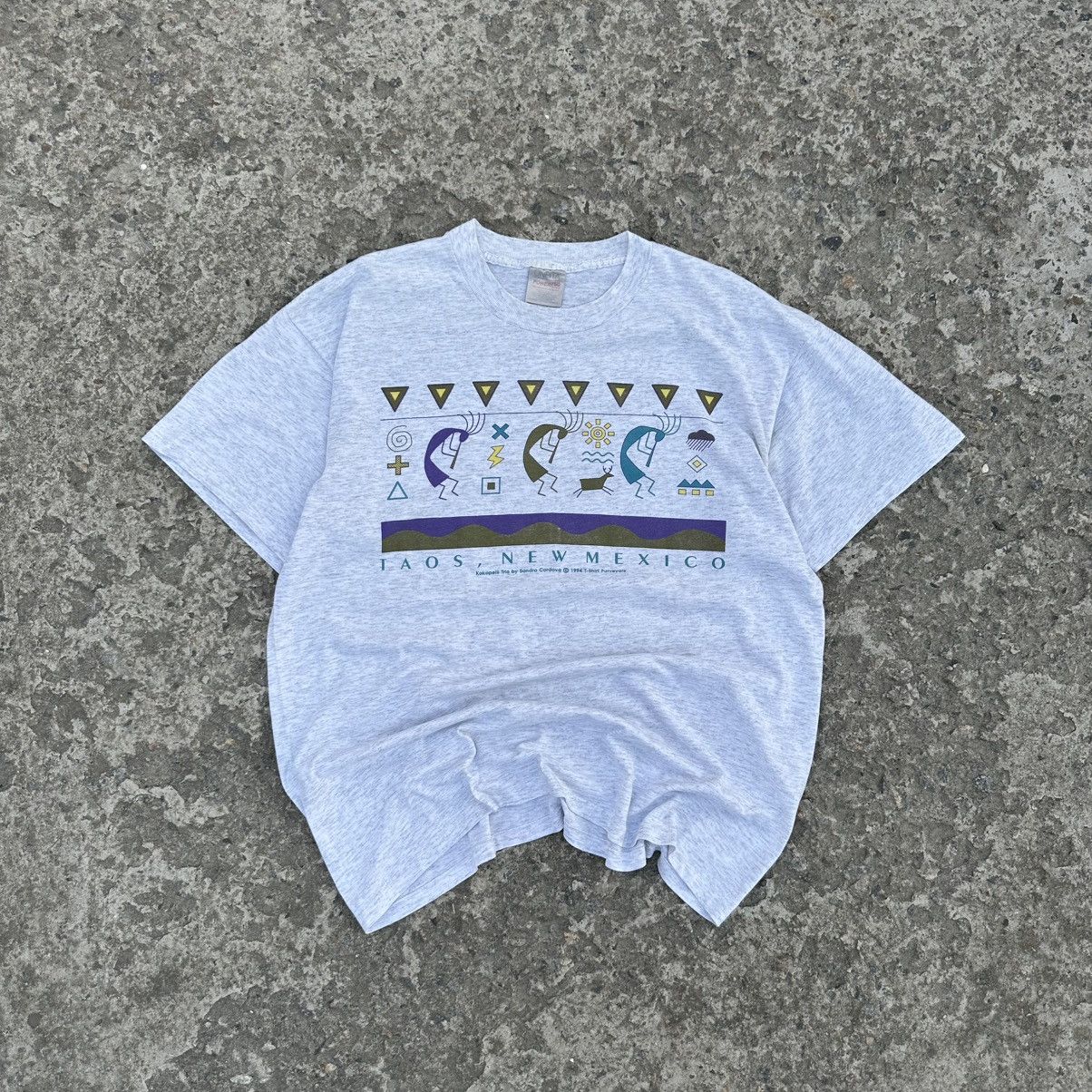 Designer × Japanese Brand VTG Japanese Style Taps New Mexico Tee 1994 Single stitch Size US XL / EU 56 / 4 - 1 Thumbnail