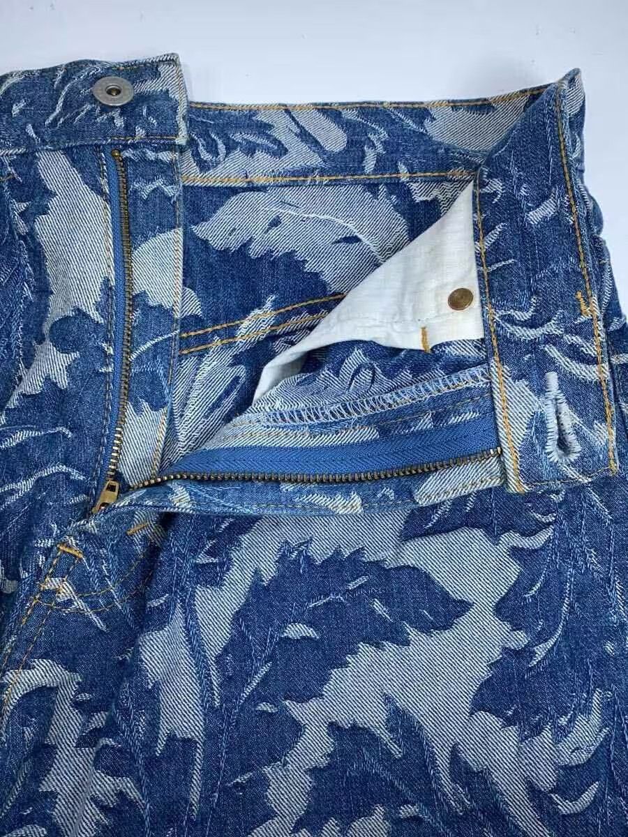 Comme des Garcons × Junya Watanabe Wide Leg Floral Denim Jeans Size 27" / US 4 / IT 40 - 3 Thumbnail