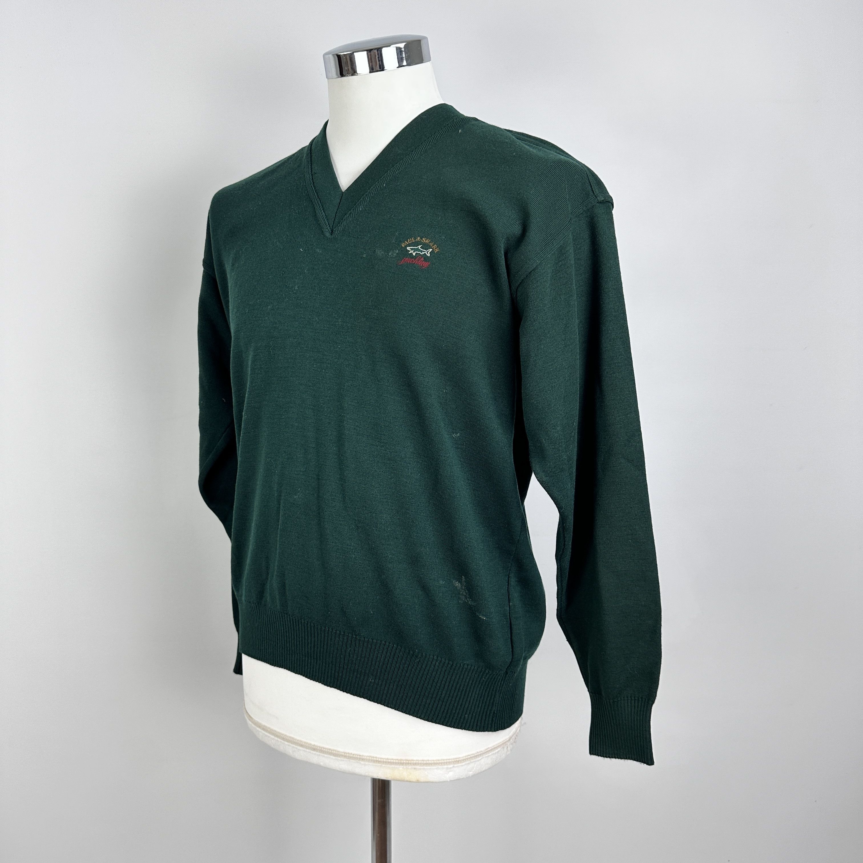 Paul & Shark Maglione Paul & Shark Logo Scollo V – M Size US M / EU 48-50 / 2 - 1 Thumbnail