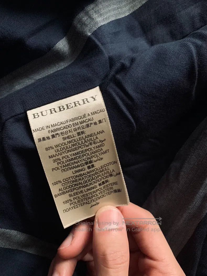 Burberry Burberry Wool Double Breasted Coat Size M / US 6-8 / IT 42-44 - 5 Thumbnail