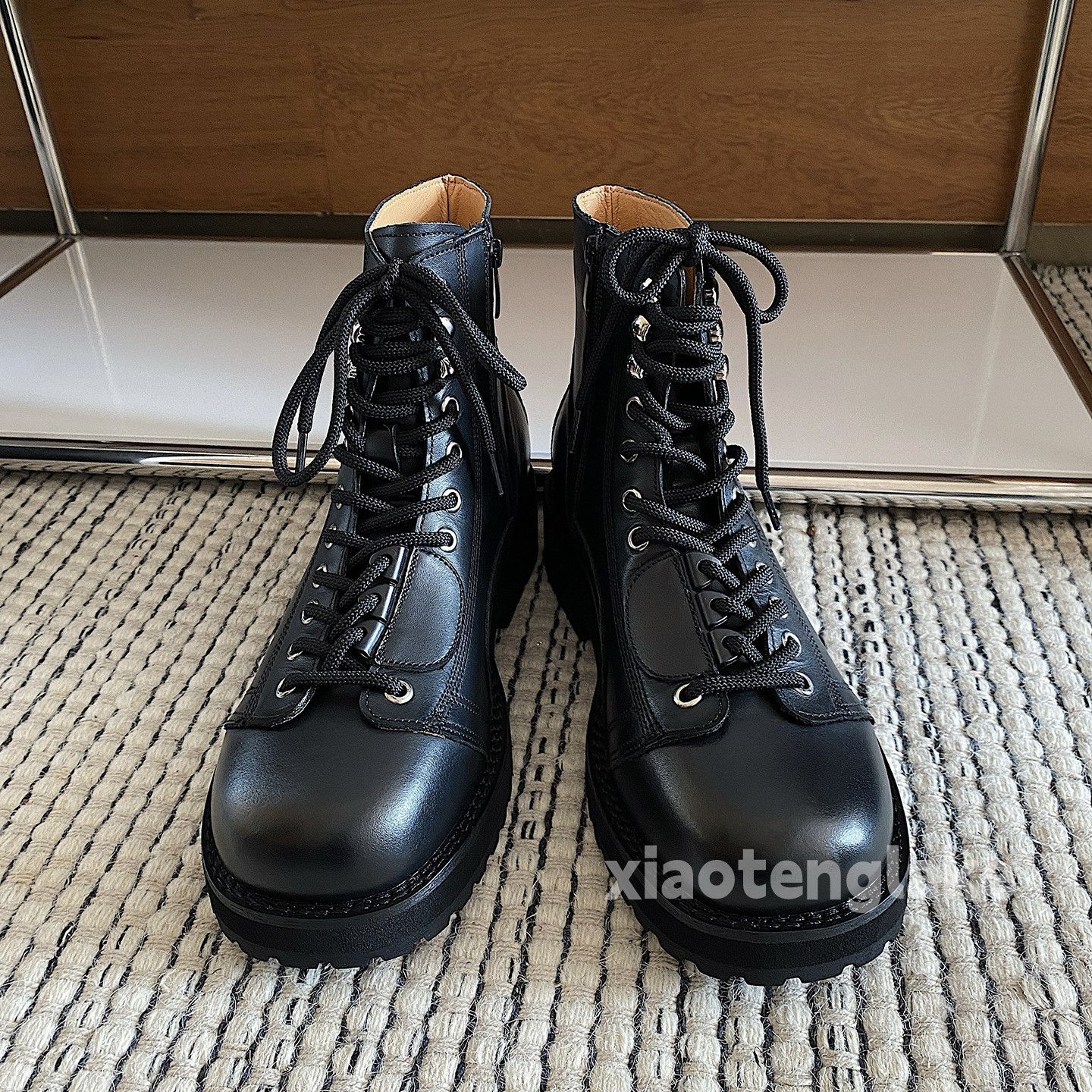Vintage Unisex zipper punk grunge 2way outdoor military boots Size US 8 / EU 41 - 3 Thumbnail