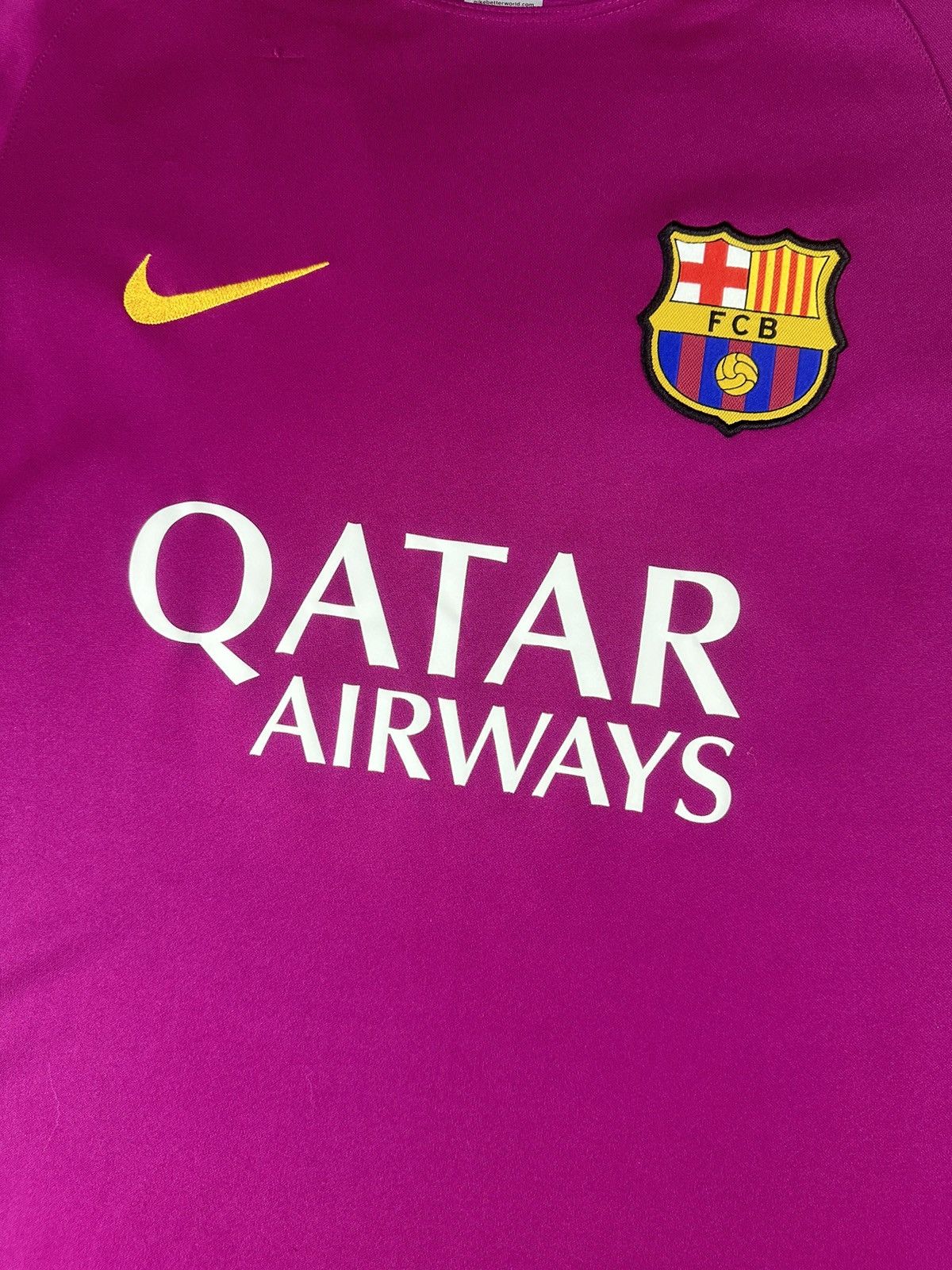 Nike Nike Barcelona FC 2015/16 Training Football Soccer Jersey Size US M / EU 48-50 / 2 - 2 Thumbnail