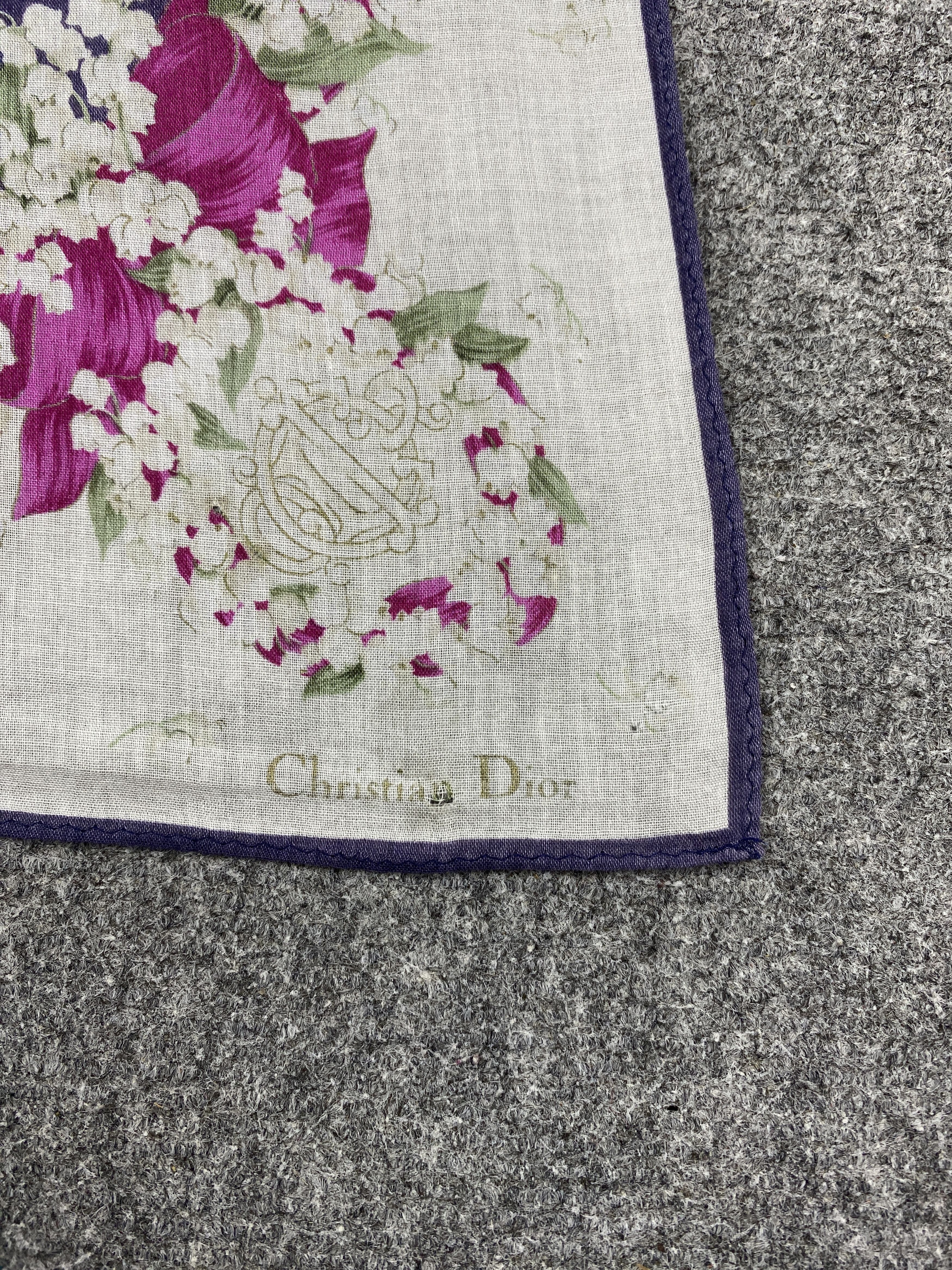 Dior Vintage Dior Handkerchief / Neckerchief HKC1133 Size ONE SIZE - 5 Thumbnail