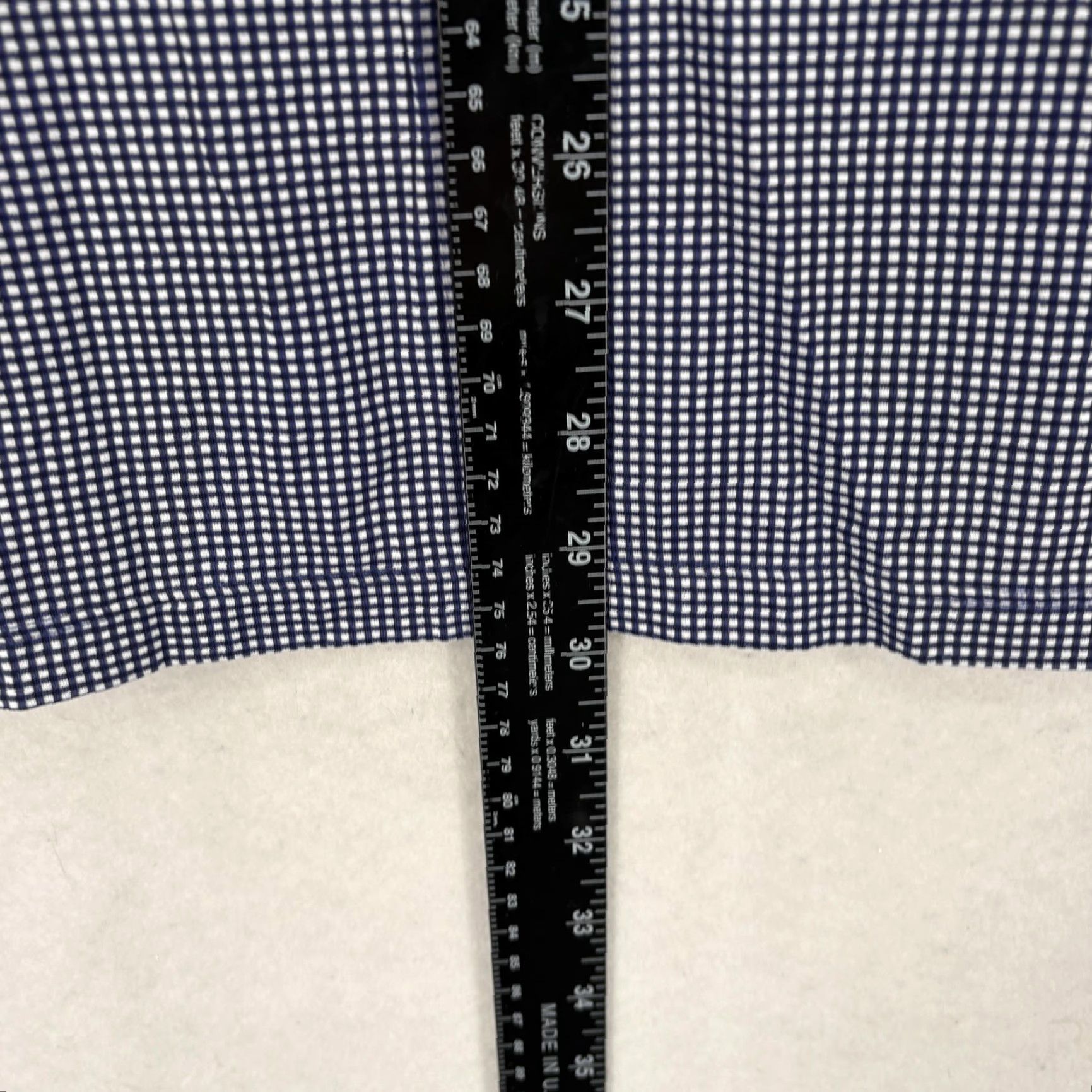 Vintage IBKUL Polo Shirt Mens L Blue Check UPF 50+ Golf Performance Quick Dry Travel Shirt Size US L / EU 52-54 / 3 - 6 Thumbnail