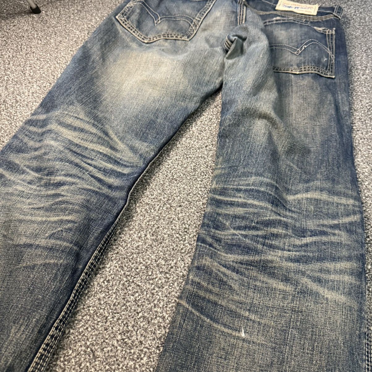 If Six Was Nine 🔥🇯🇵 Vintage 90s Levis Japanese Distressed Rusty Denim Size US 32 / EU 48 - 7 Thumbnail