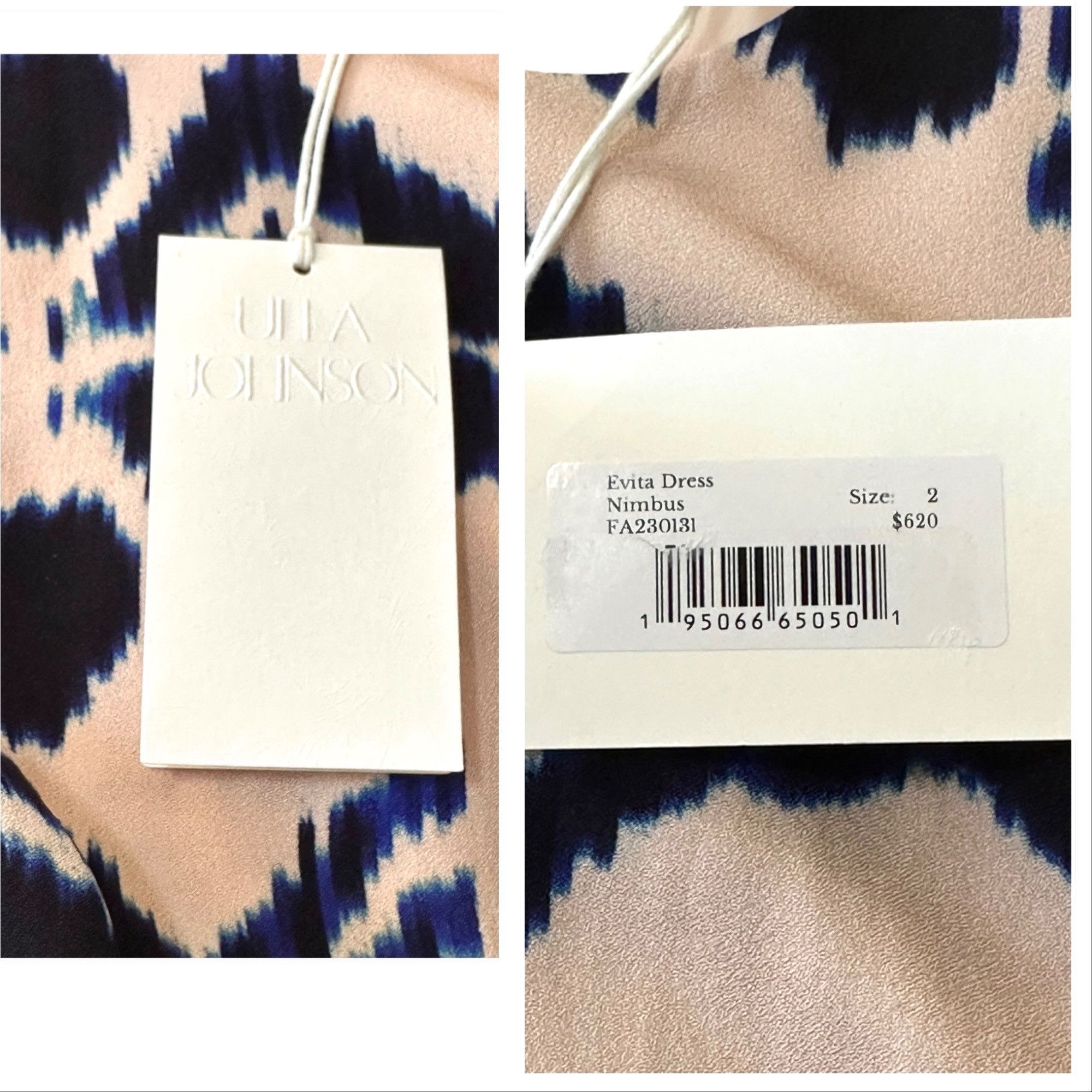 Ulla Johnson ULLA JOHNSON Evita Dress in Nimbus , Size 2, New with tag Size XS / US 0-2 / IT 36-38 - 3 Thumbnail