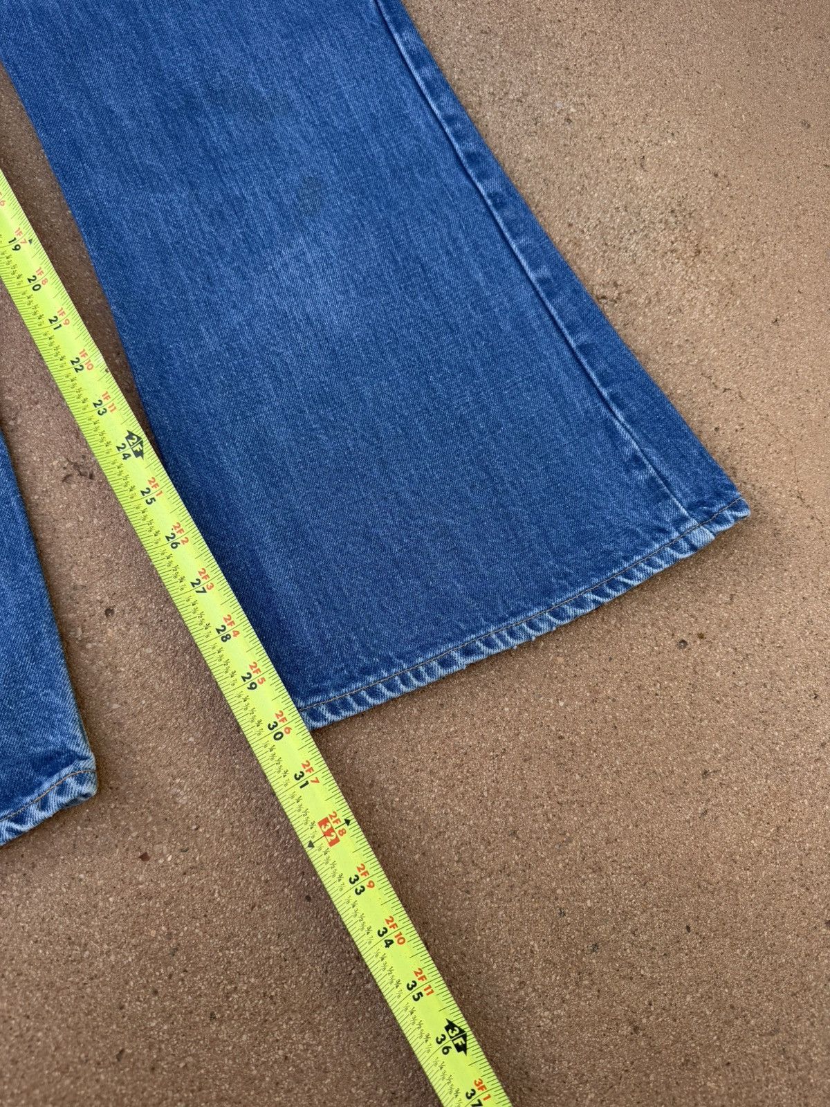Levi's Vtg 70’s Levi’s 646 Orange Tab Bellbottom Flare Jeans 38x30 Size US 38 / EU 54 - 10 Thumbnail
