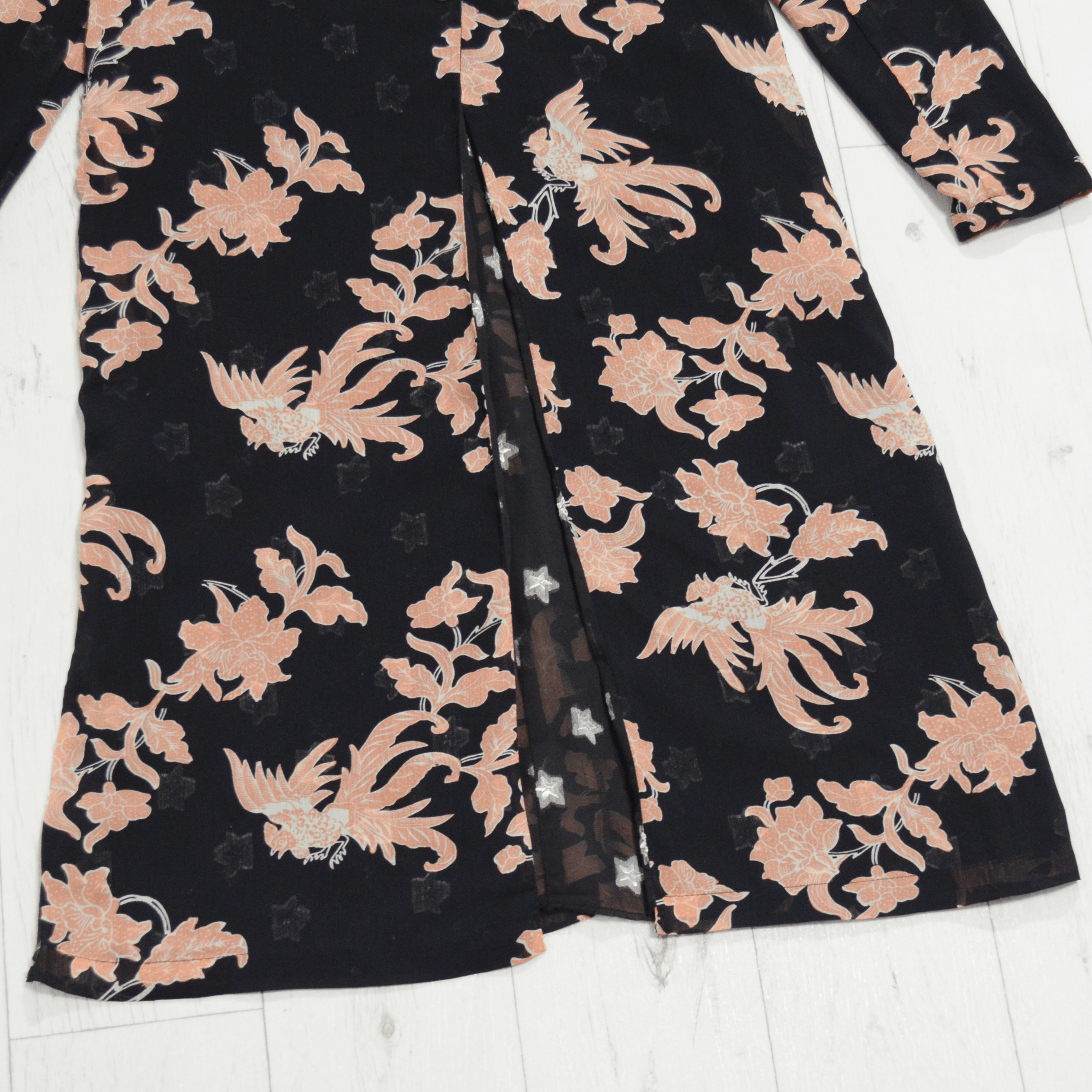 Scotch & Soda Scotch & Soda Floral-Print Duster Jacket Kimono Maison Dress Size S / US 4 / IT 40 - 4 Thumbnail