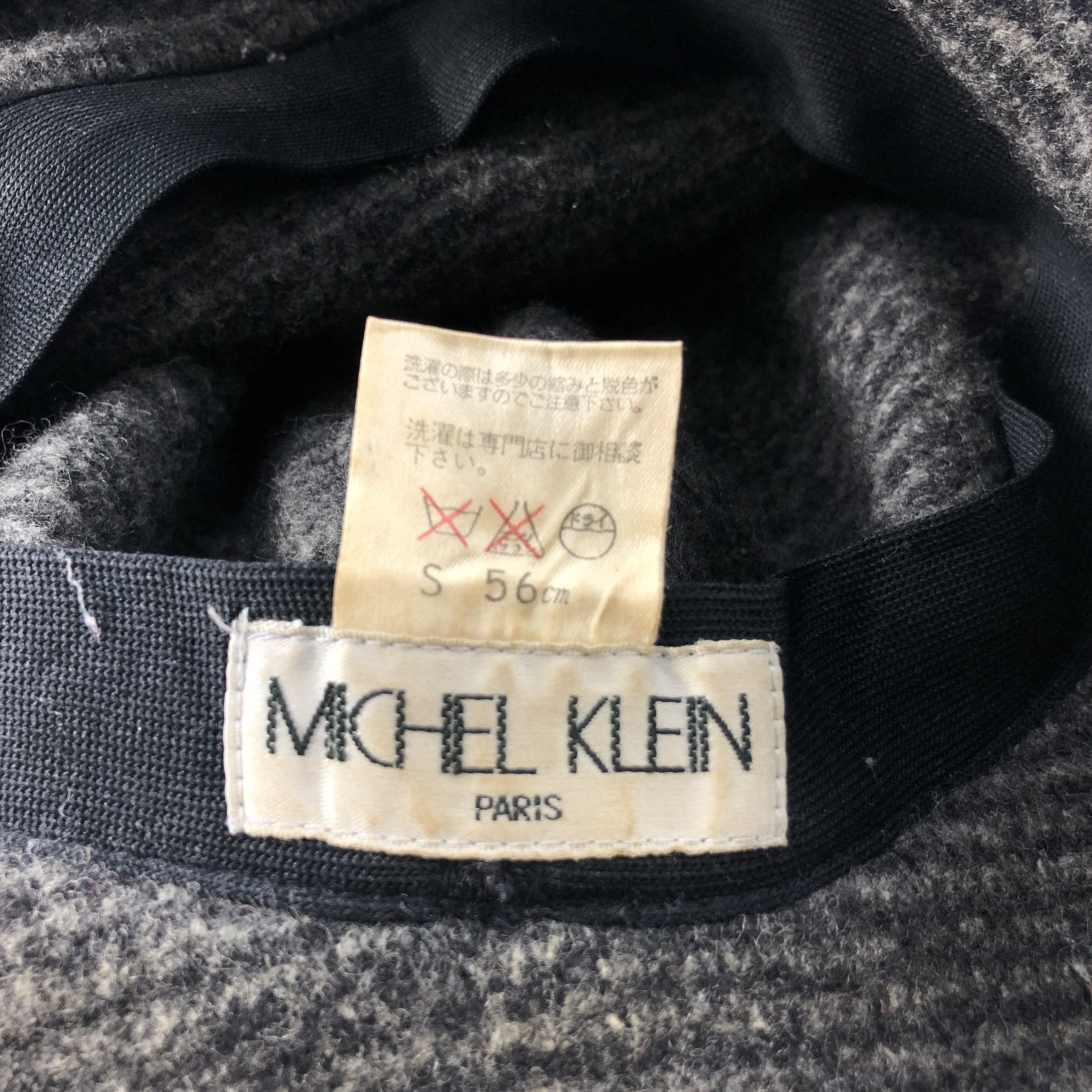Michel Klein Michel Klein Wool Bucket Hat Snowcap Snot Hat Beanie B160 Size ONE SIZE - 3 Thumbnail