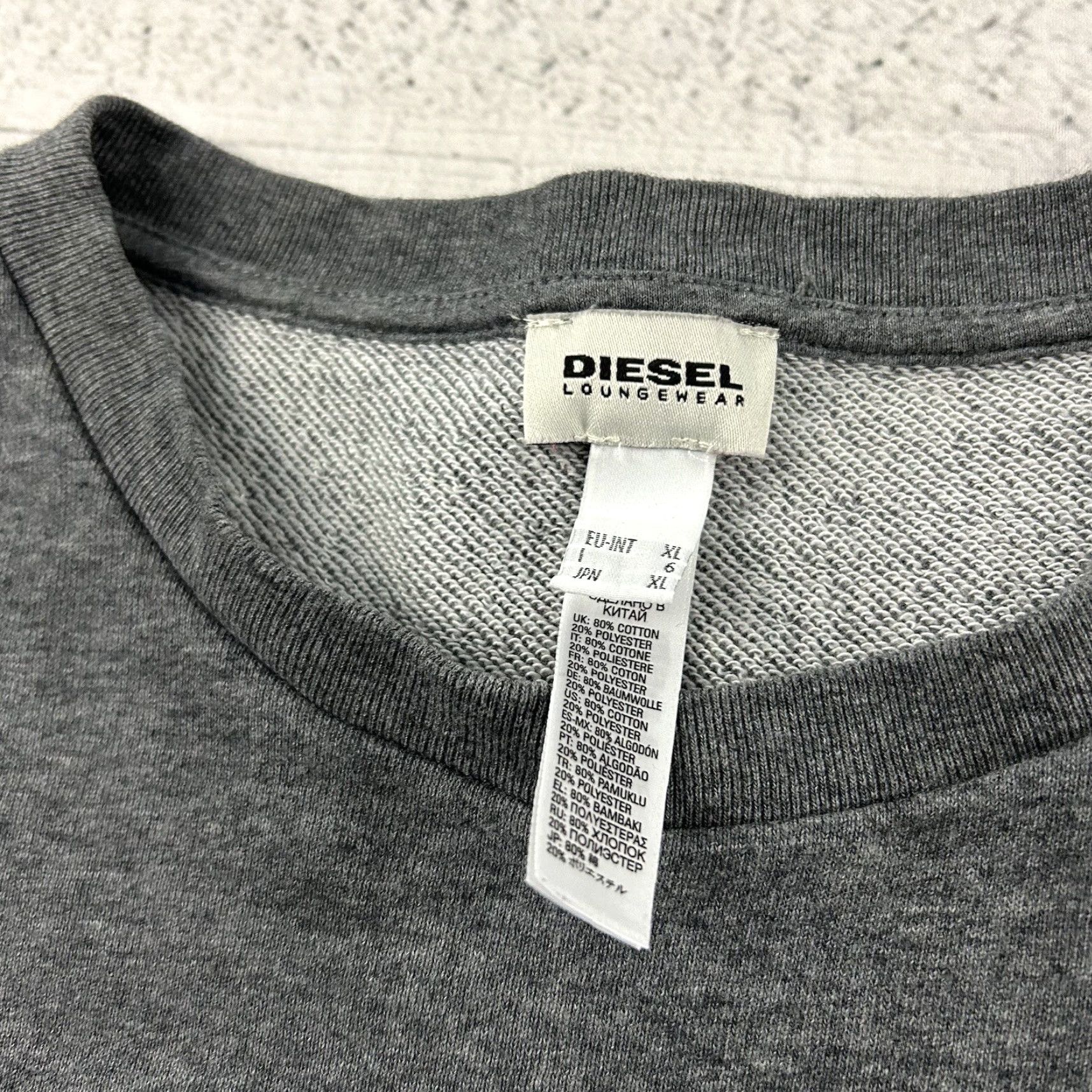 Diesel Diesel Sweatshirt Loungewear Men's XL Gray Size US XL / EU 56 / 4 - 3 Thumbnail