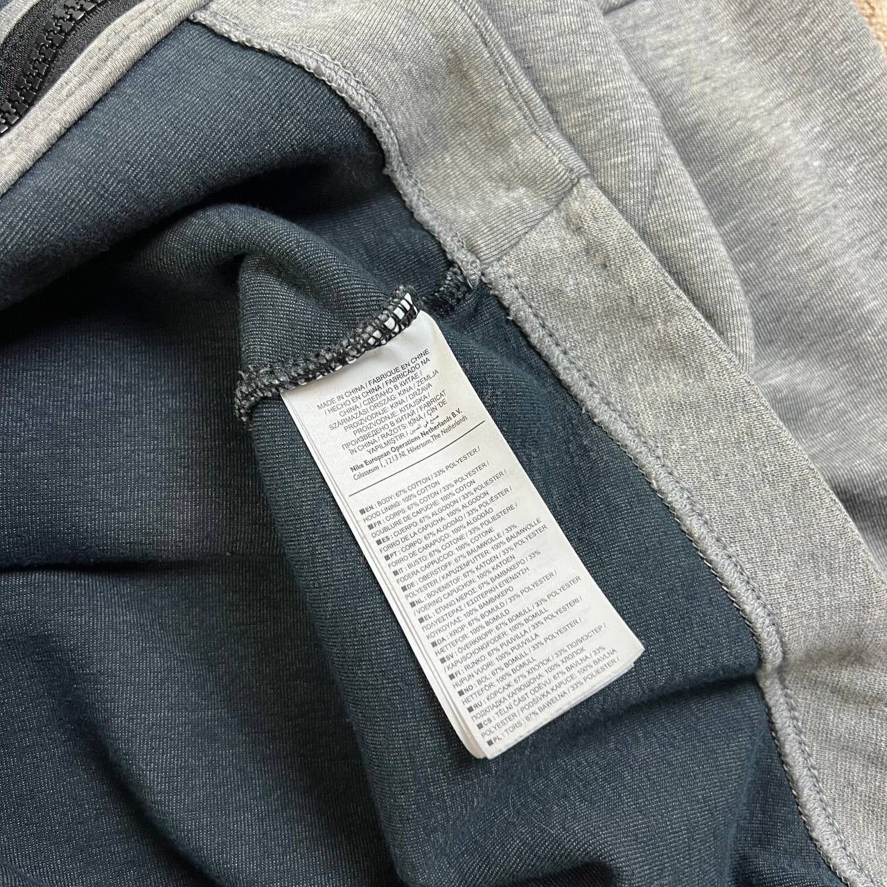 Nike Nike Tech Fleece Zip Up Distressed Style Hoodie Size S / US 4 / IT 40 - 6 Thumbnail