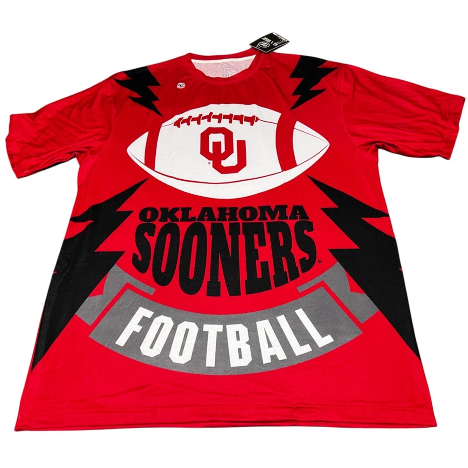 NCAA NWT Oklahoma Sooners T-Shirt Mens Size 3XL XXXL AOP NCAA Size US XXL / EU 58 / 5 - 1 Thumbnail