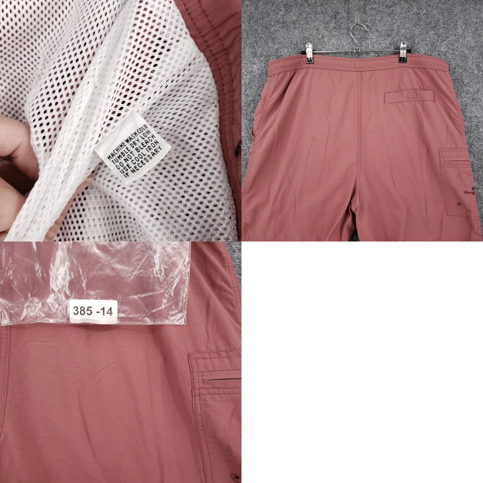 Tommy Bahama Tommy Bahama Swim Shorts Mens M Medium Red Cargo Board Trunks Lined Size US 31 - 9 Thumbnail