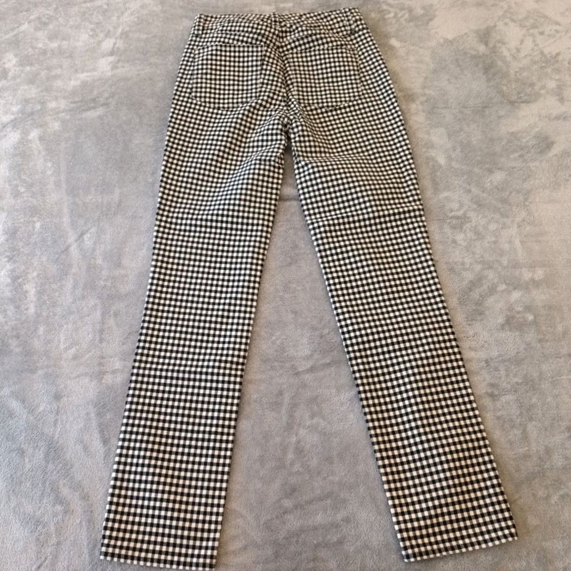 Talbots Talbots Womens Pants Size 2 Black Plaid Corduroy Ankle Pockets Mid Rise 28x30.5 Size 26" / US 2 / IT 38 - 2 Thumbnail