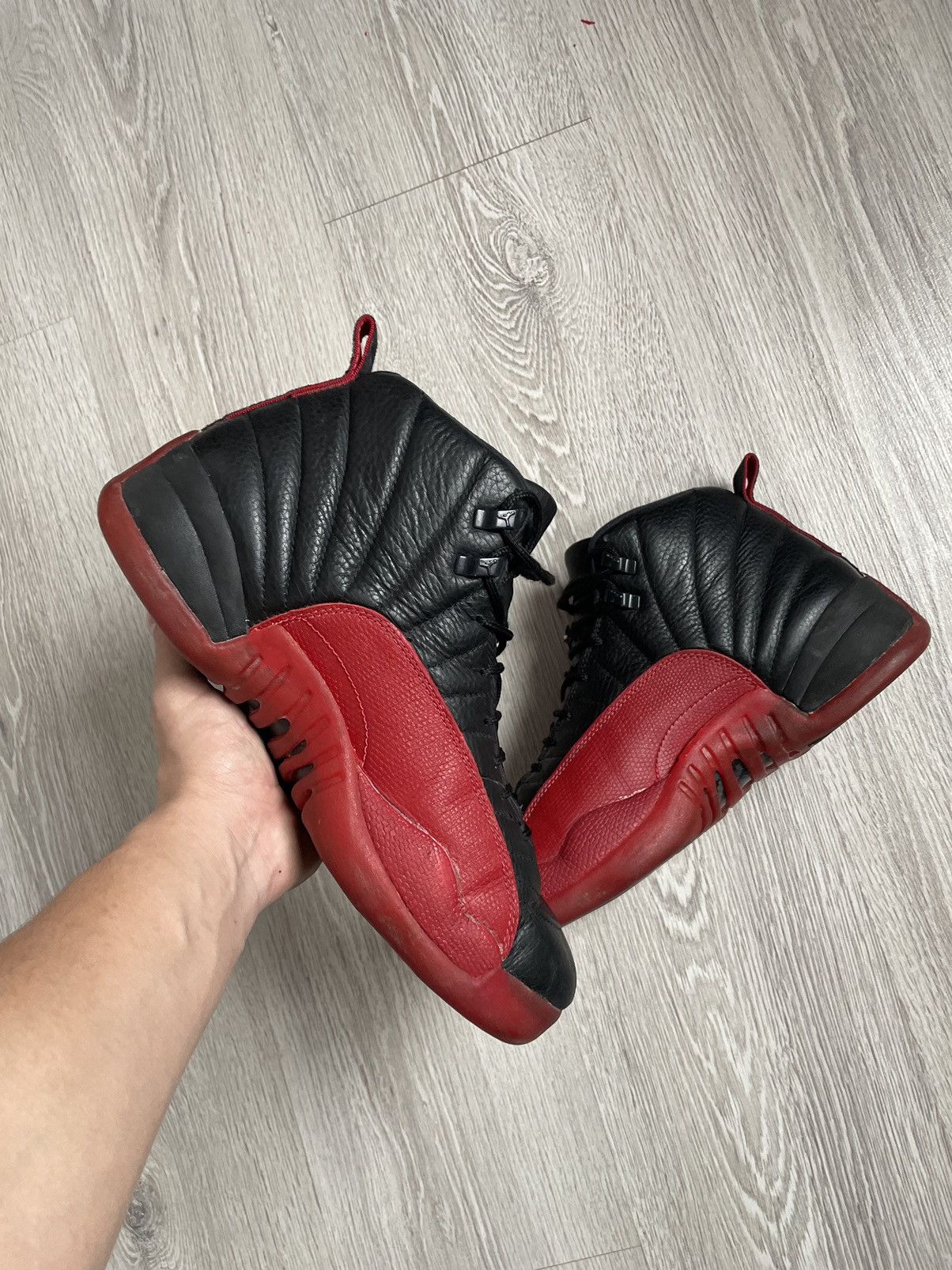 Nike Rare💥1997 Air Jordan 12 OG Flu Game Y2K Size US 11.5 / EU 44-45 - 3 Thumbnail