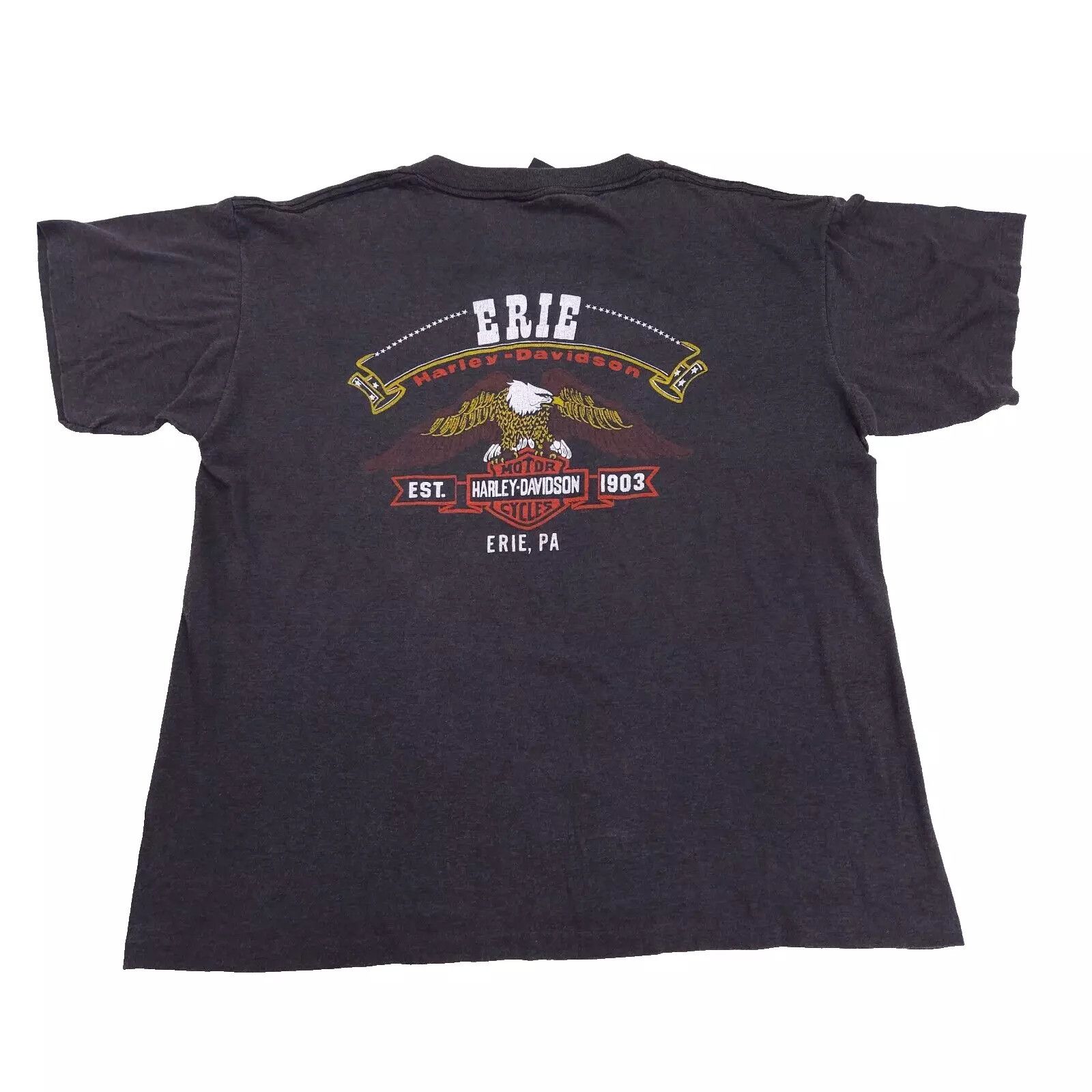 Harley Davidson 1984 Harley Davidson 3D Emblem Last Bikers On Earth Shirt Size US L / EU 52-54 / 3 - 3 Thumbnail