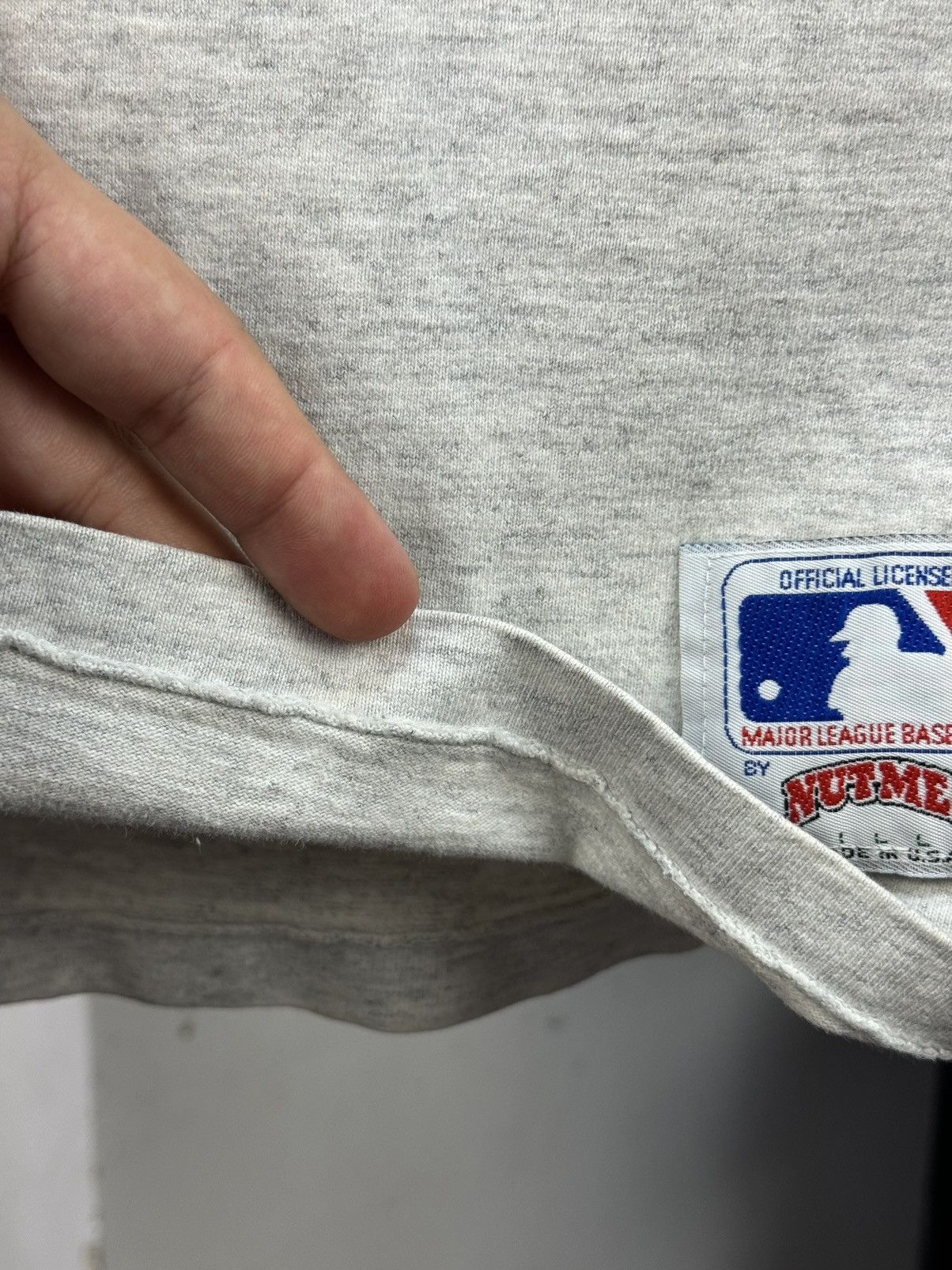 Nutmeg × Vintage NEW YORK METS Nutmeg Mills MLB Made in USA Vintage T-Shirt Size US M / EU 48-50 / 2 - 14 Thumbnail