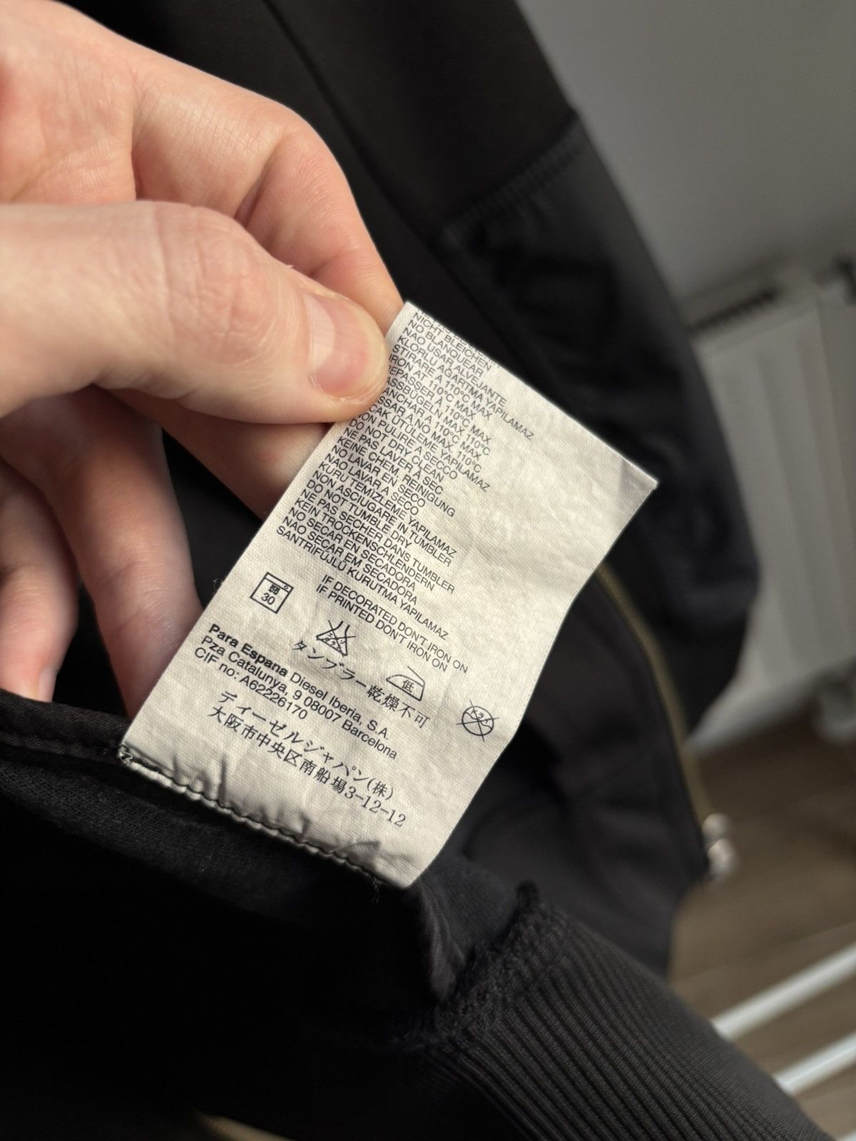 Diesel Vintage Diesel Bomber Jacket Nylon Panels Design Size US L / EU 52-54 / 3 - 12 Thumbnail