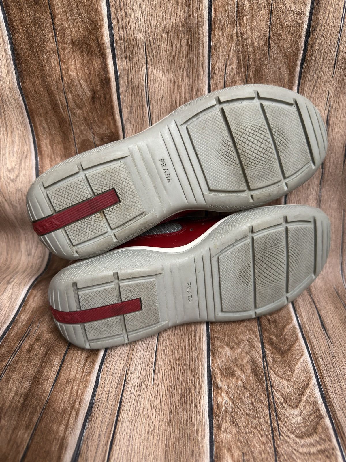 Prada 🔥 patent America cup trainers Size US 5.5 / EU 38 - 13 Thumbnail