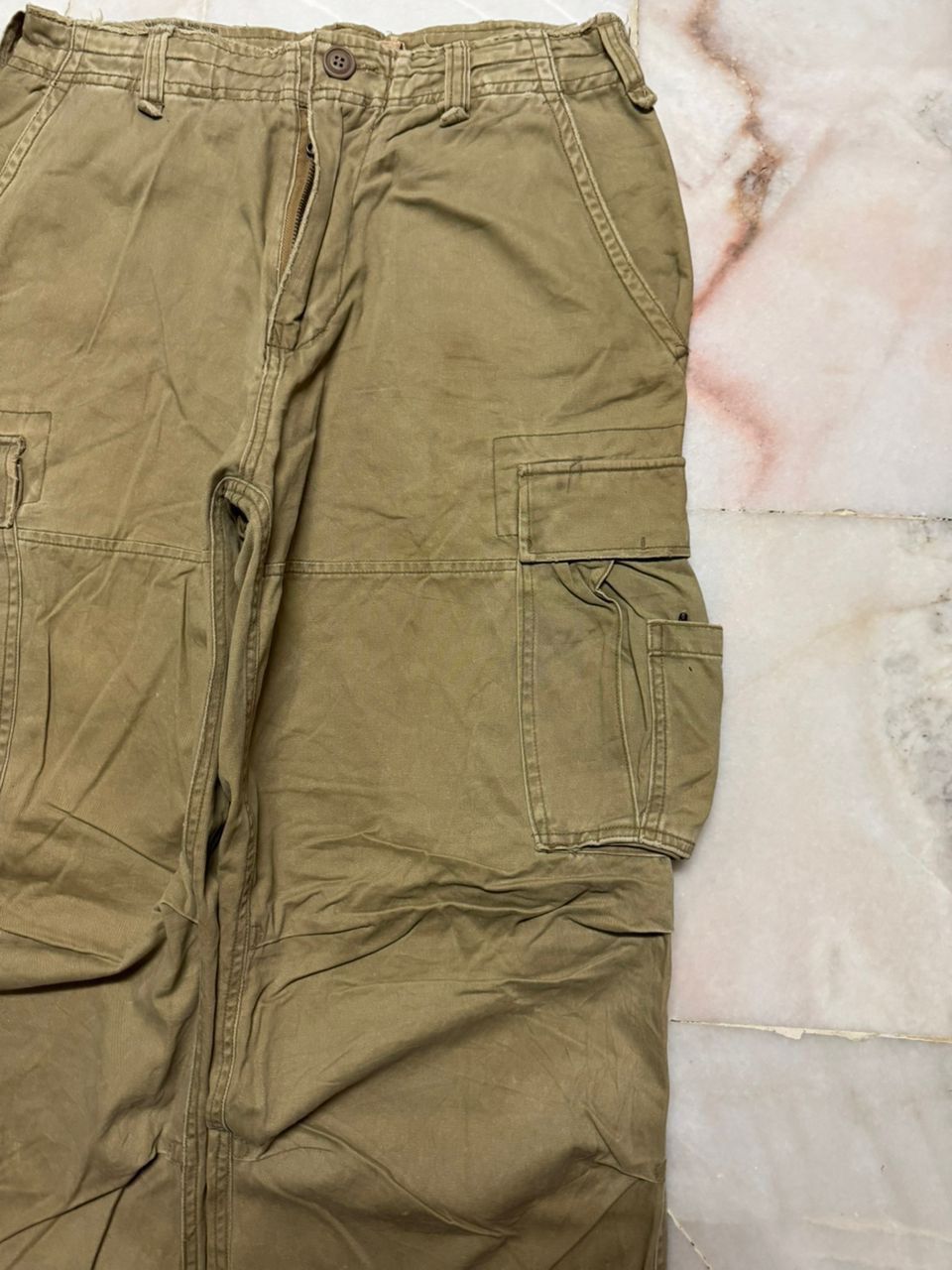 20471120 Baggy💥Vintage Abercrombie Tactical Cargo Big Pocket Distress Size US 32 / EU 48 - 6 Thumbnail