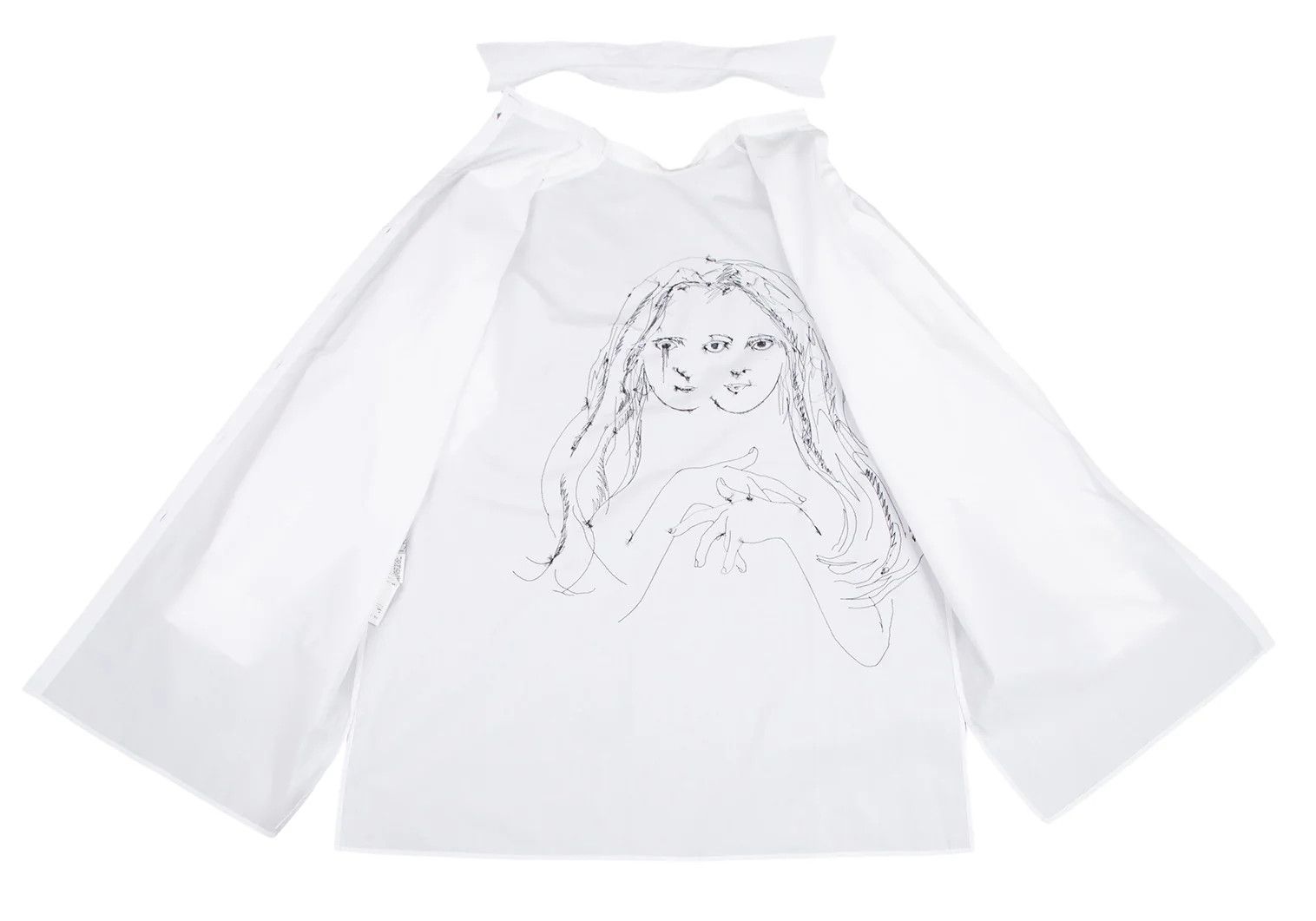 Yohji Yamamoto Yohji Yamamoto Double-Faced Stitch Embroidered Shirt Size US S / EU 44-46 / 1 - 17 Thumbnail