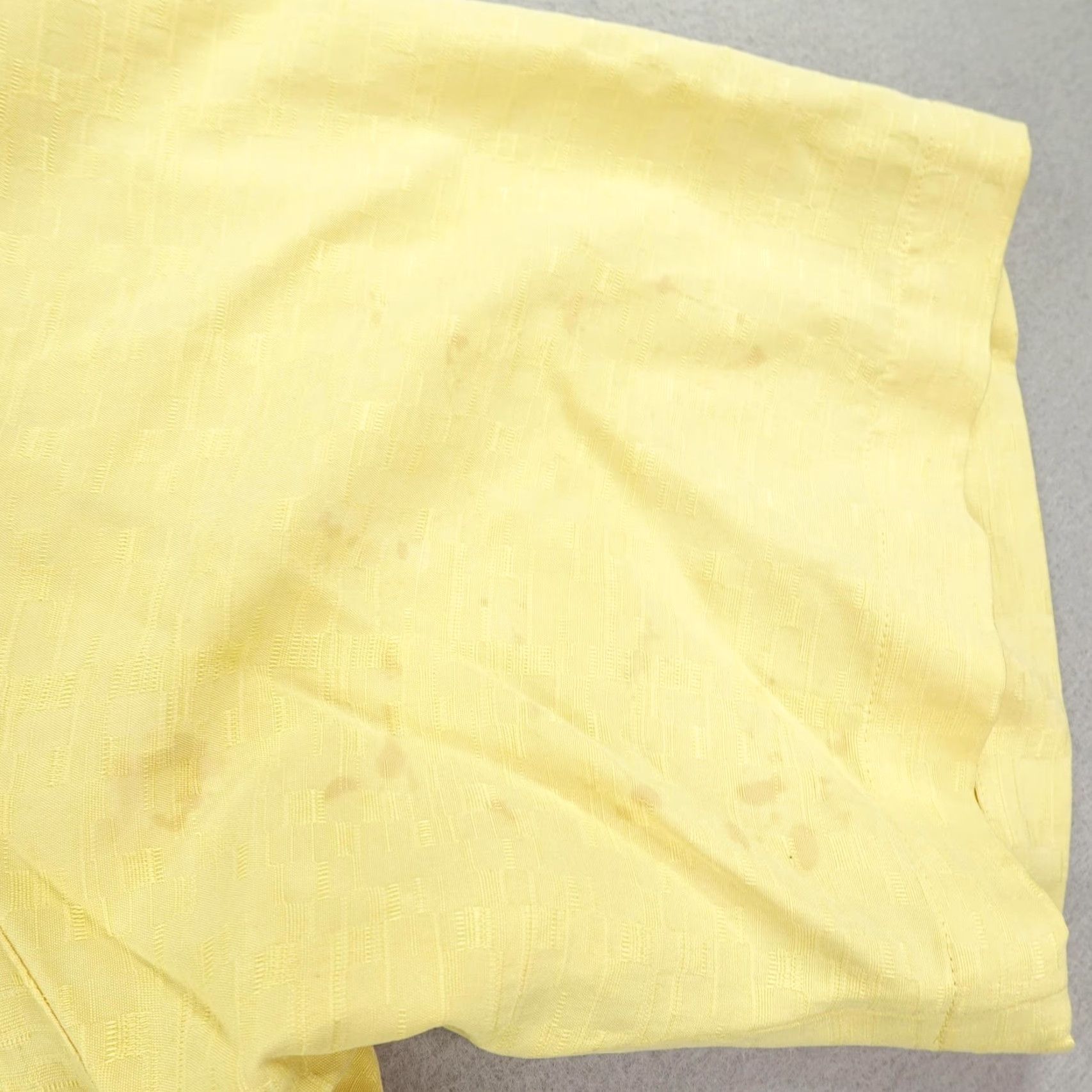 Tommy Bahama Tommy Bahama Shirt Mens Large Yellow Silk Embroidered Beach Hawaiian Tropical Graphic Print 2006 Collared Size US L / EU 52-54 / 3 - 6 Thumbnail