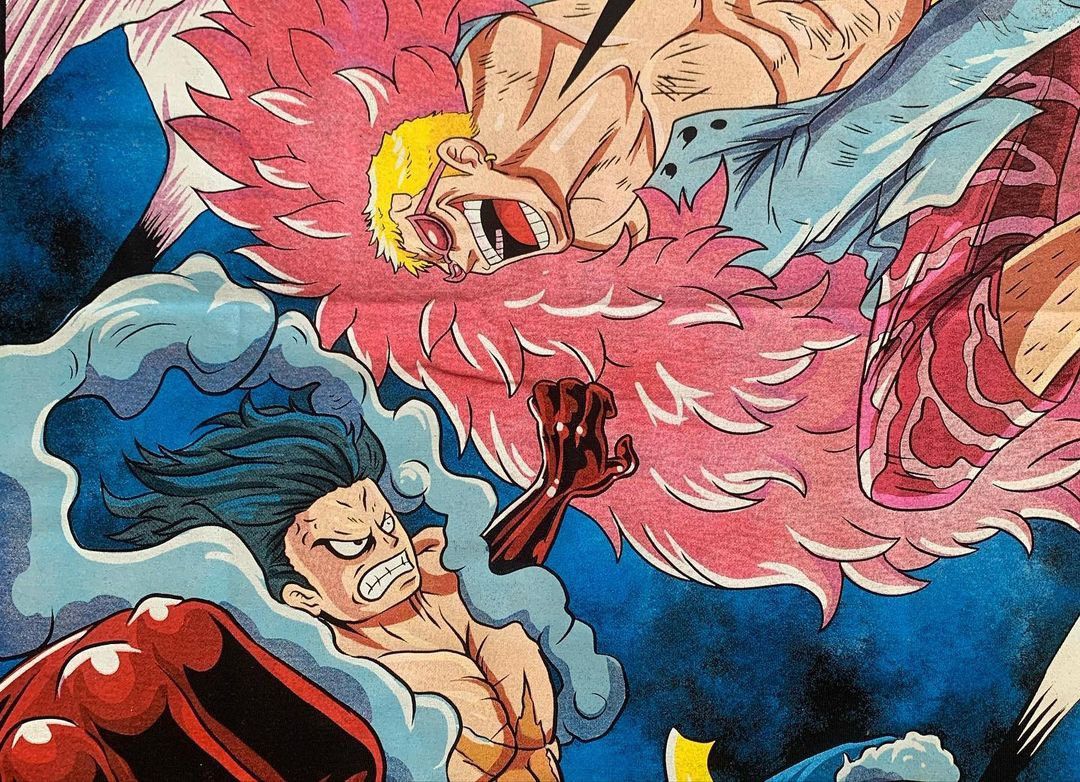 One Piece Luffy Gear 4 Vs Doflamingo One Bootleg