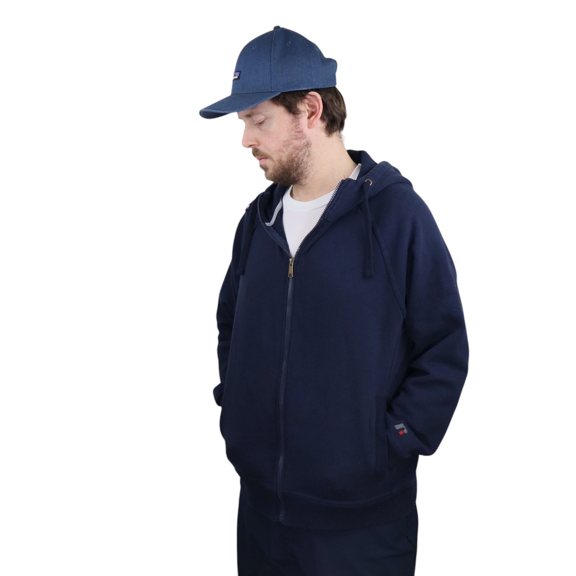 Russell Athletic × Vintage Russell Baggy Grunge Faded Fleece Zip Hoodie Mens Large Y2K Size US L / EU 52-54 / 3 - 1 Thumbnail