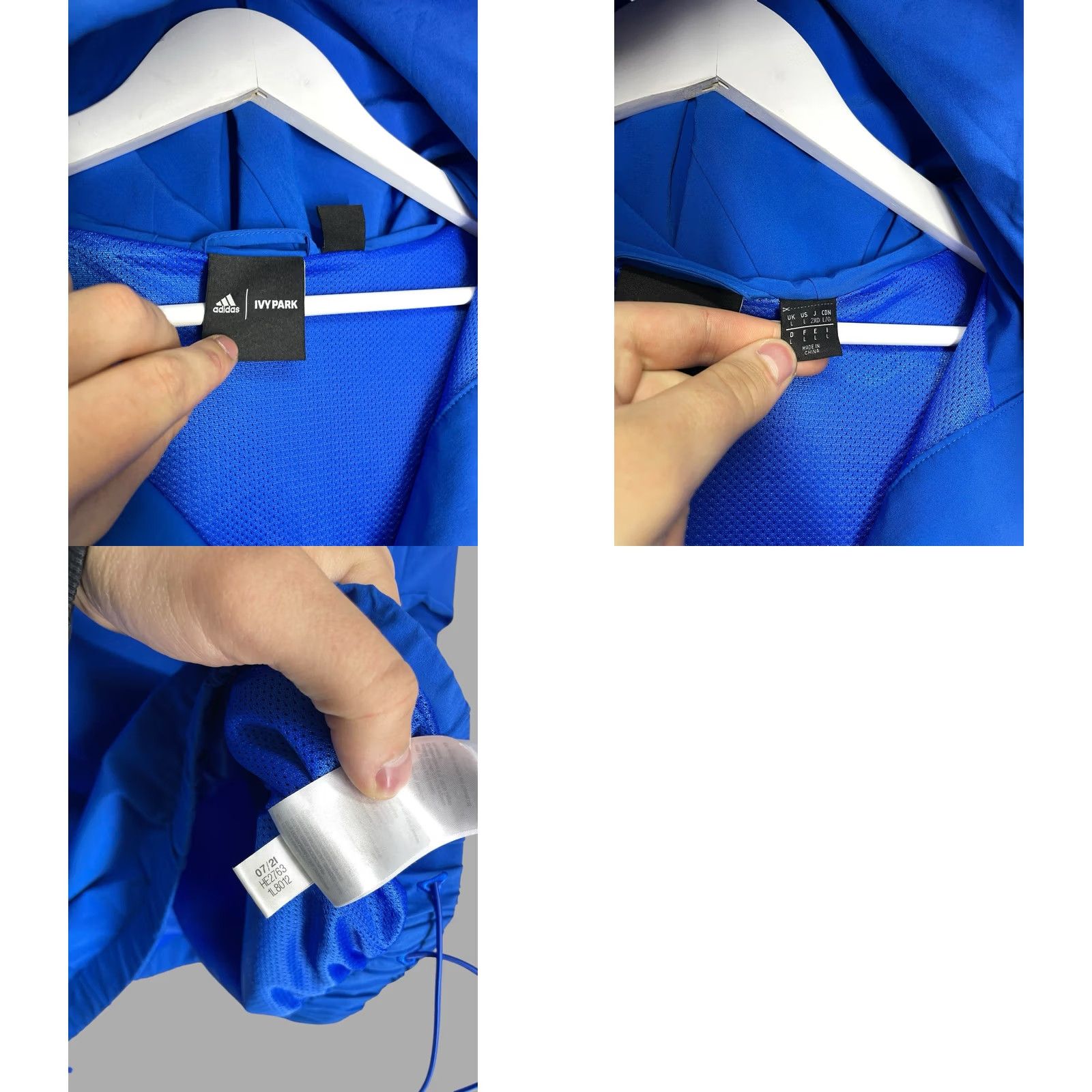 Adidas Adidas Ivy Park Active Jacket Blue Women’s Size L Size L / US 10 / IT 46 - 9 Thumbnail